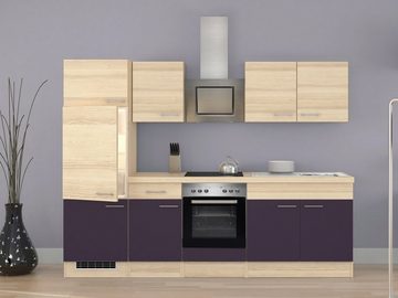 Flex-Well Küchenzeile Portland, mit E-Geräten, Breite 270 cm