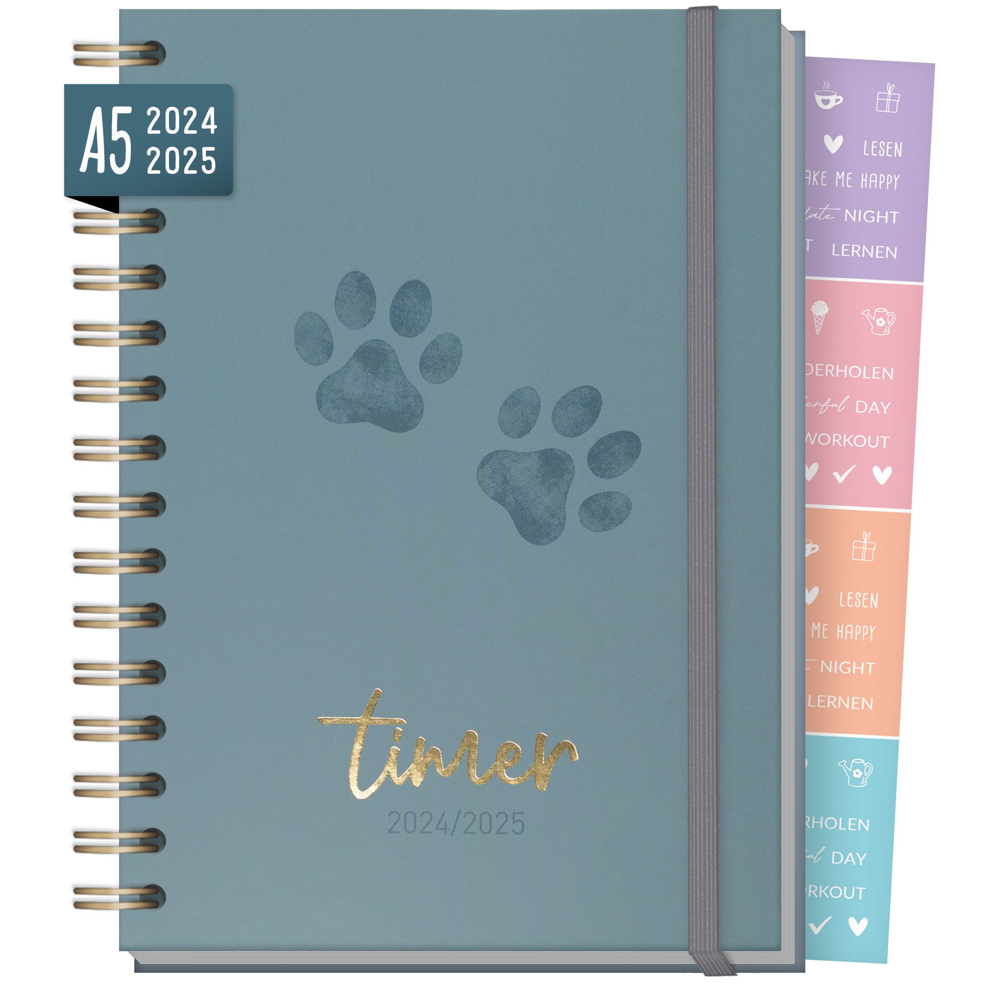 Häfft Schülerkalender Fancy Timer A5 2024/2025