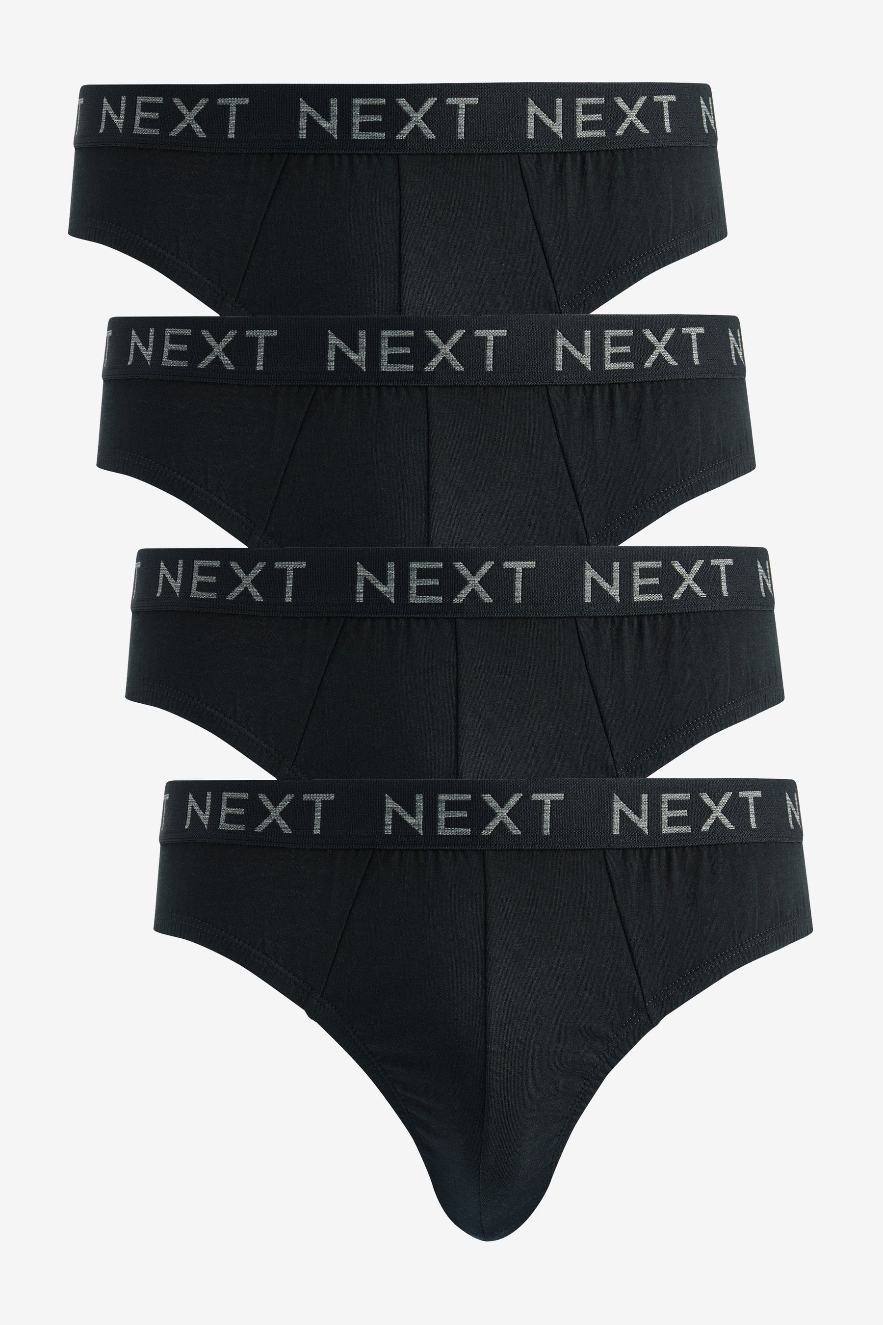 Next Slip Unterhosen im 4er-Pack (4-St) Black