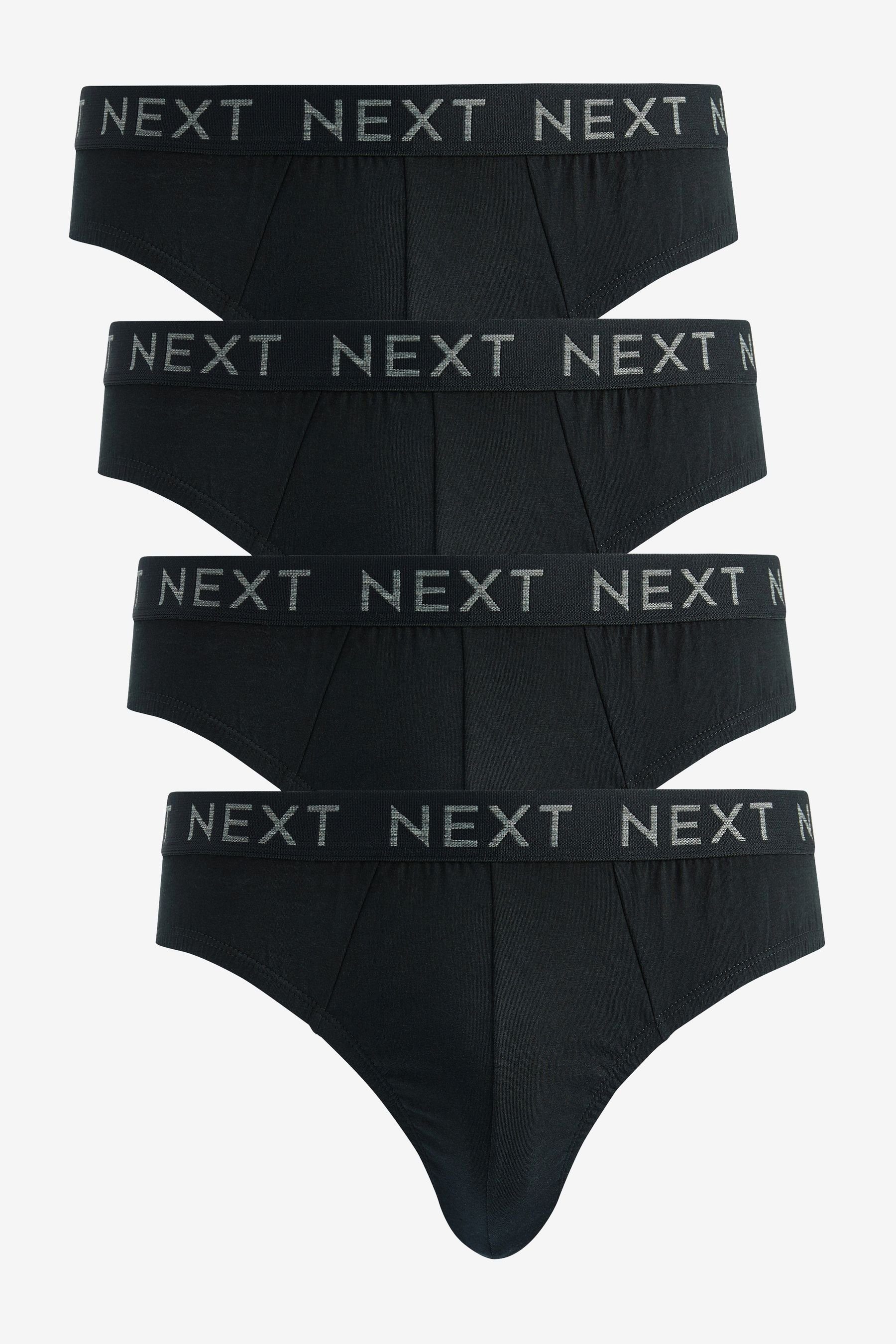 Next Slip Unterhosen im Black 4er-Pack (4-St)