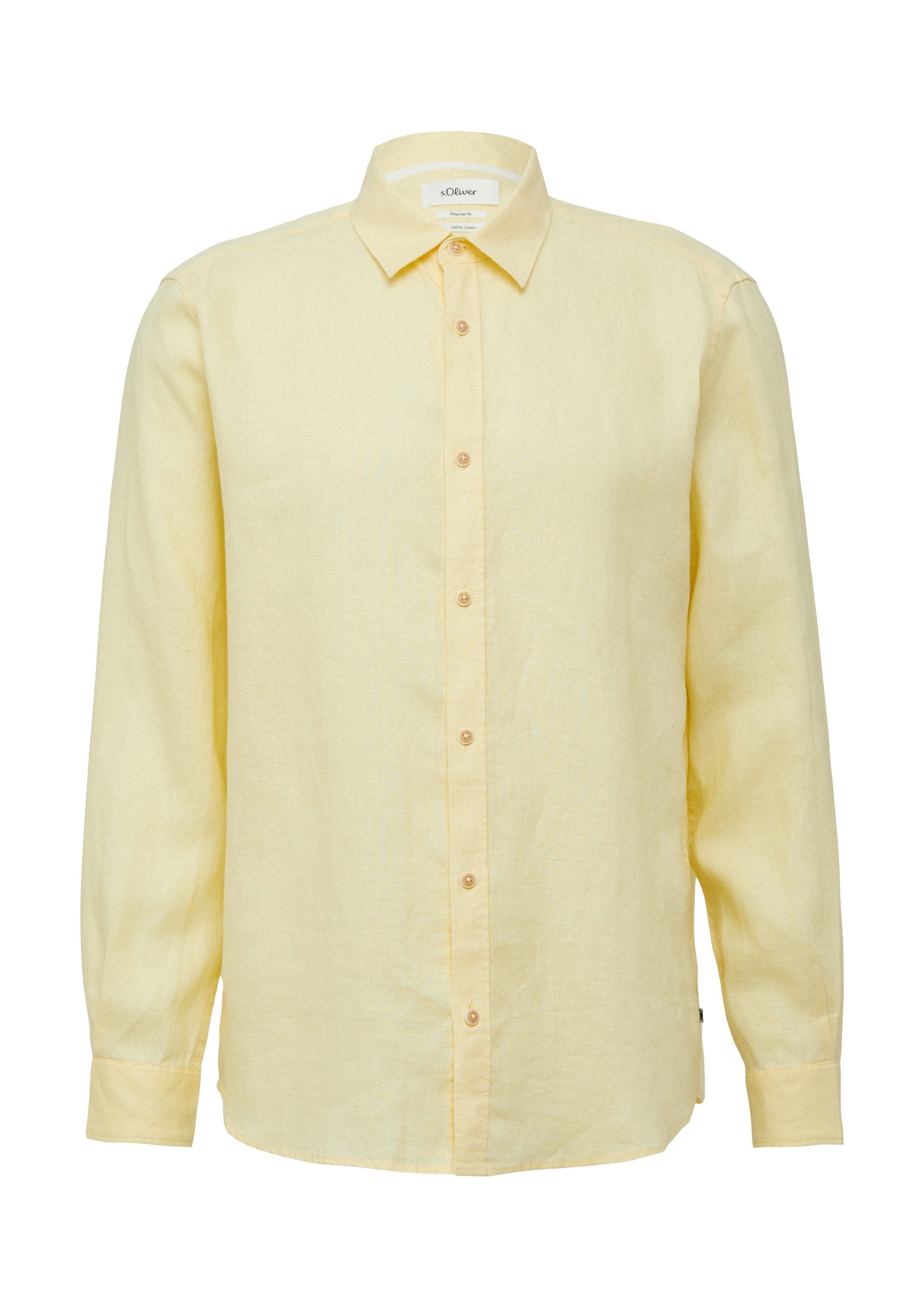 s.Oliver Langarmhemd Hemd Regular Fit: Langarmhemd günstig online kaufen