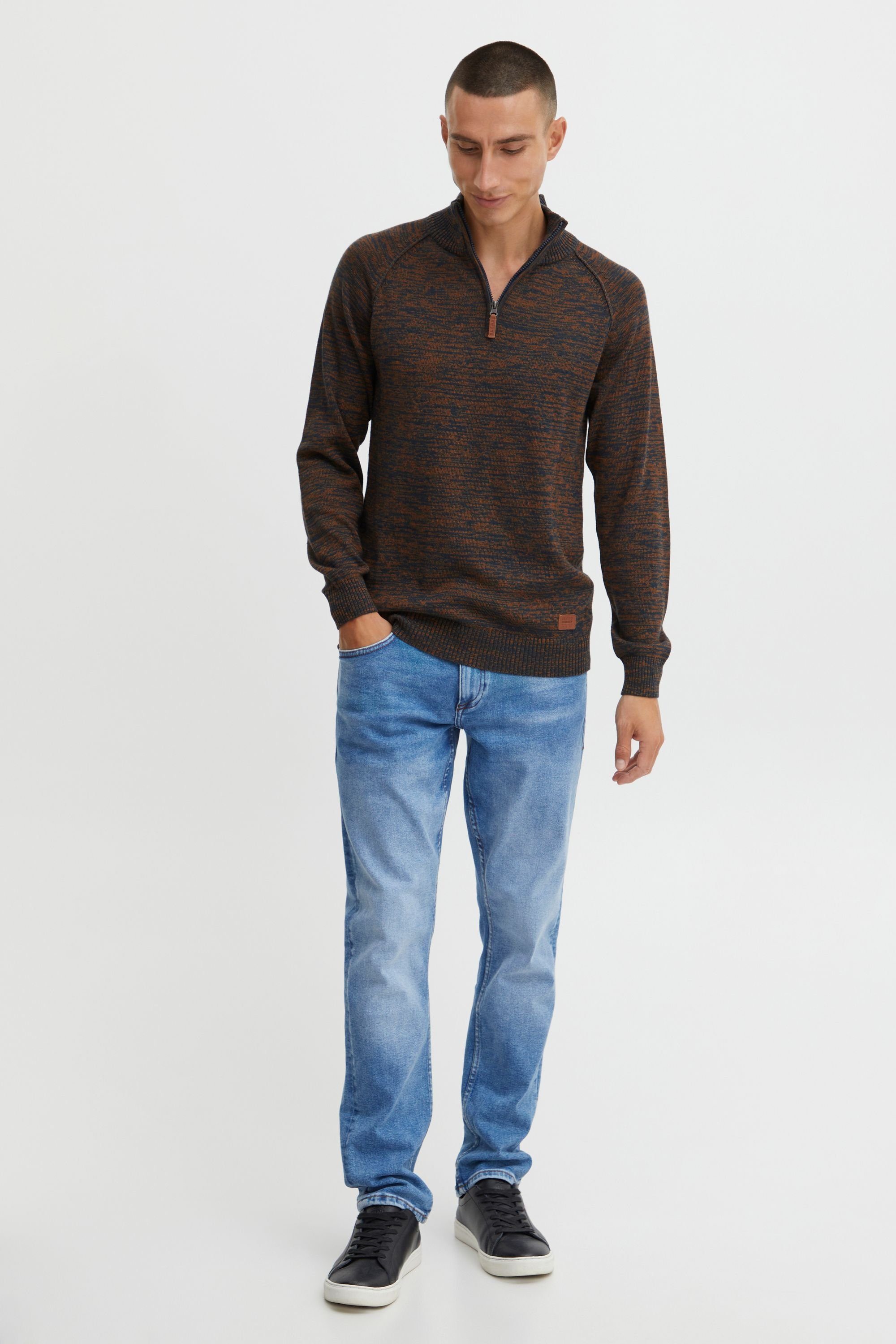 Blend Troyer BHDanovan Strickpullover in MeLange-Optik