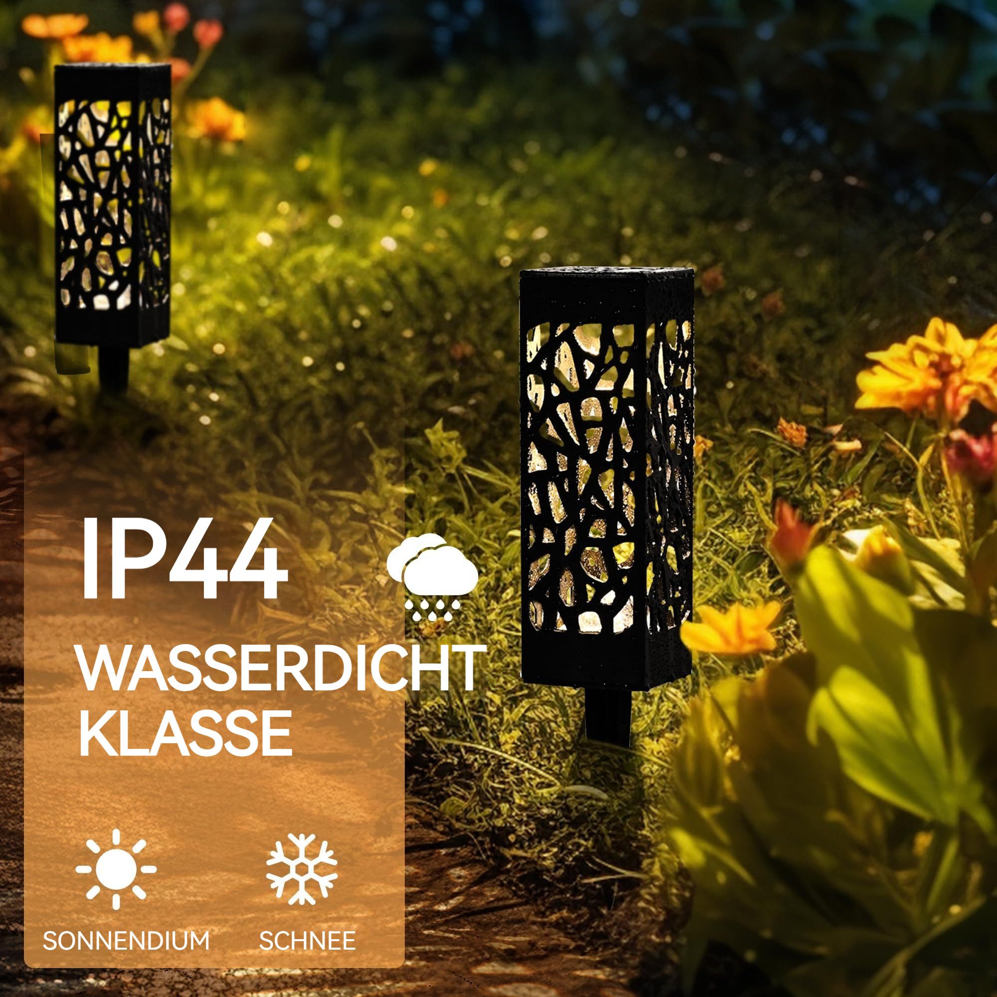BlingBin LED Gartenleuchte LED Solarleuchte für günstig online kaufen
