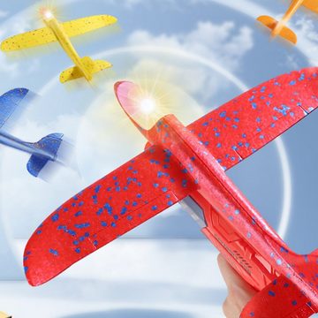 XDeer Spielzeug-Flugzeug Flugzeug Spielzeug Katapult Drachen Wurfgleiter, mit Katapult Pistole Cartoon-Spielzeug Outdoor-Spielzeug
