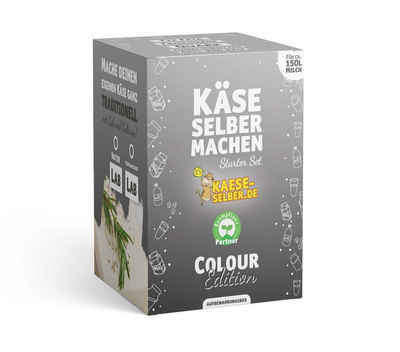KAESE-SELBER.DE Back-Set Käse selber machen - Starter Set -Colour Edition- inkl. Rezeptmagazin