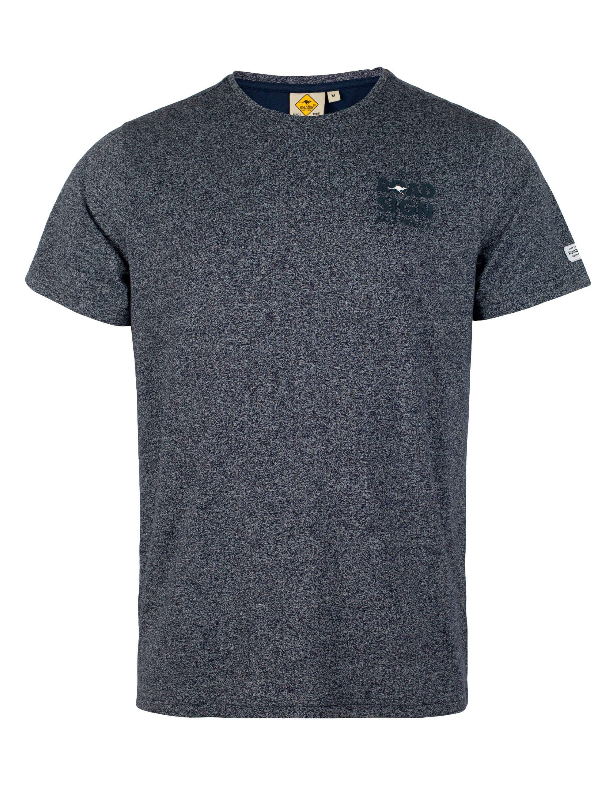 ROADSIGN australia T-Shirt Gold Coast (1, 1-tlg., 1) mit melierter Optik, mit Print - aus Baumwolle