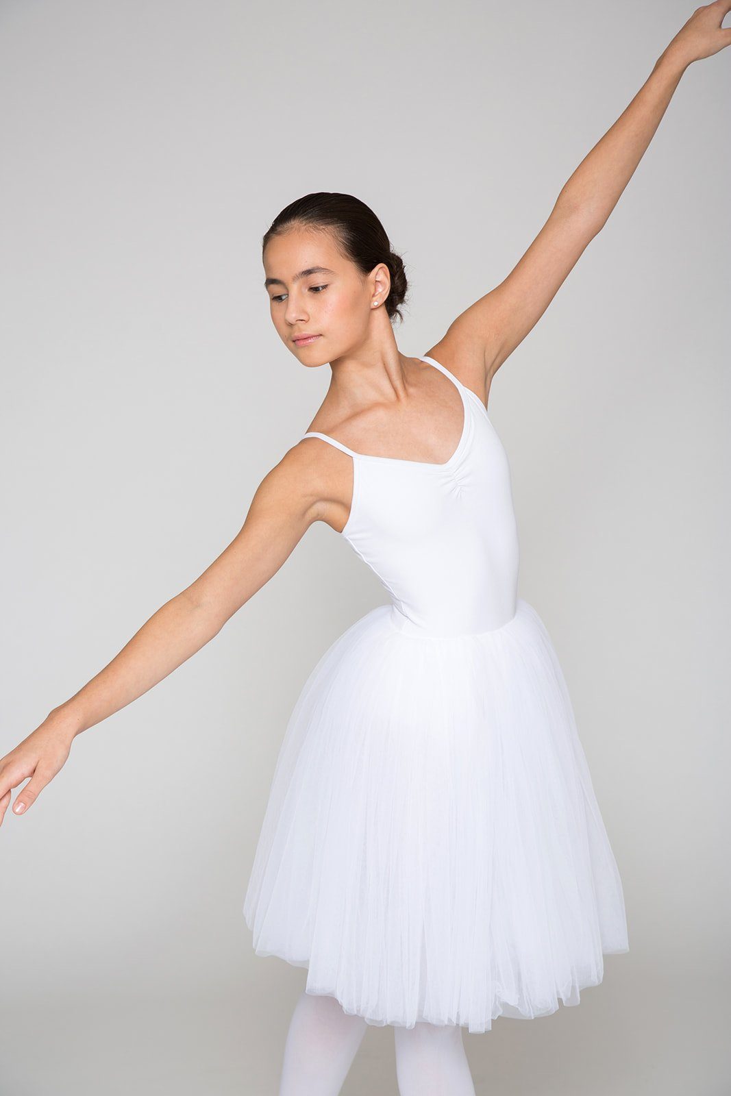Tüllkleid Kinder Ballett Tutu Karla mit langem Tüllrock