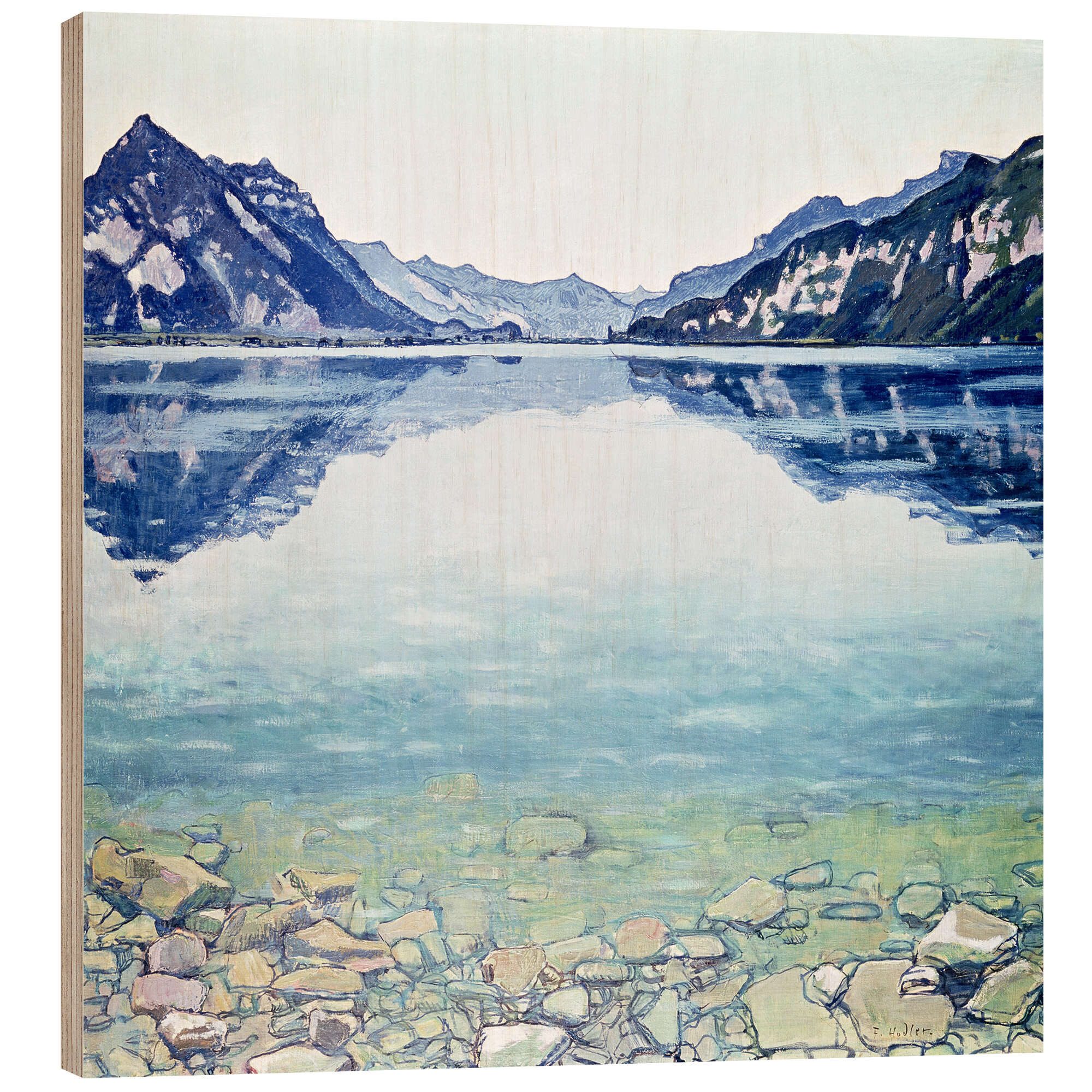 Holzbild Ferdinand Hodler