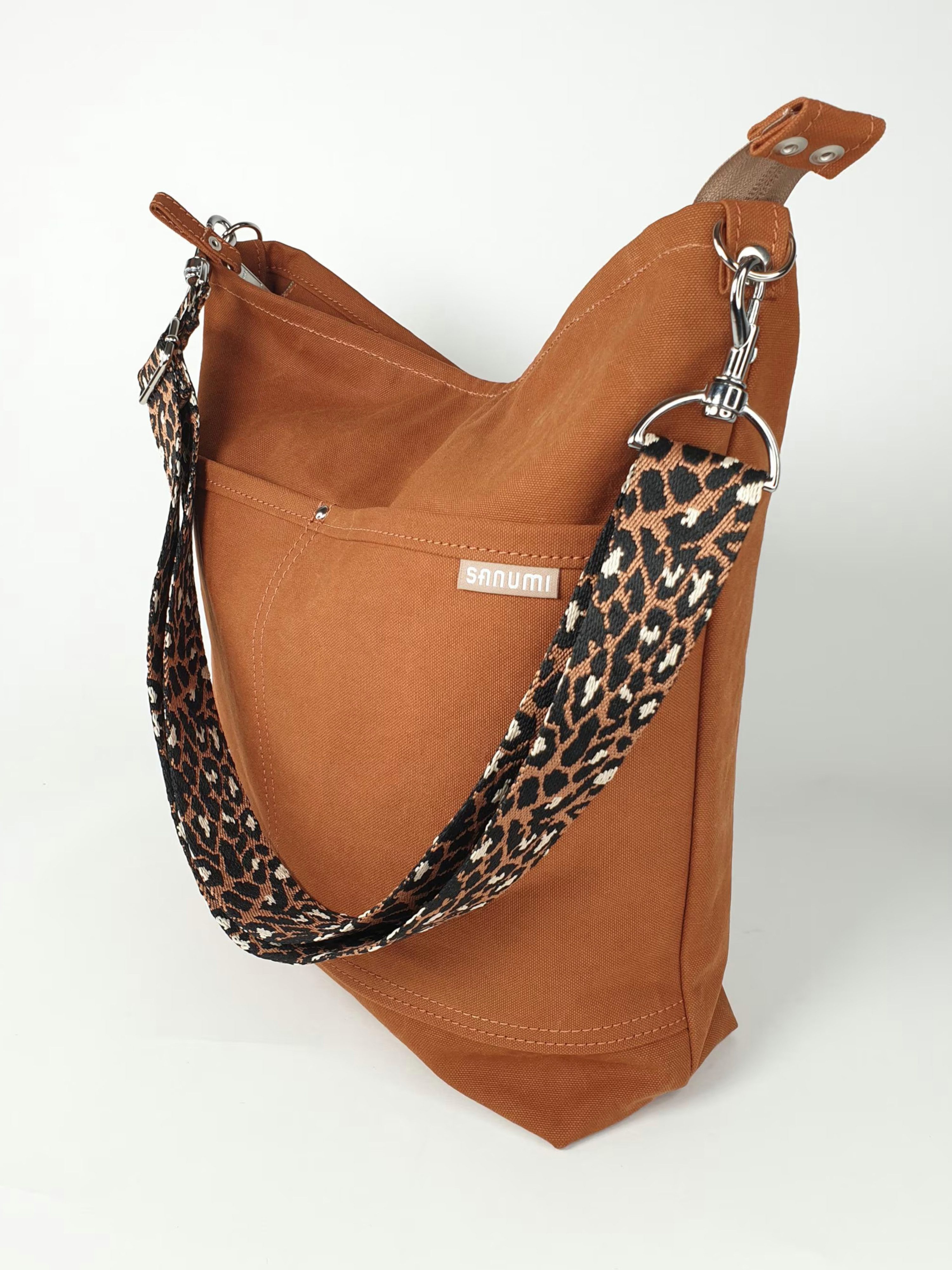sanumi Umhängetasche Canvas Hobobag