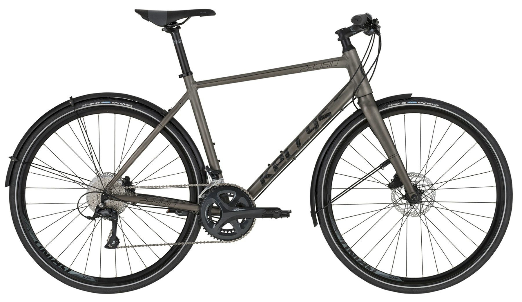 Kellys Fitnessbike Fitnessbike Physio 50 Grey 28" Diamant, 18 Gang Shimano SHIMANO Sora R3000 (direct mount) Schaltwerk