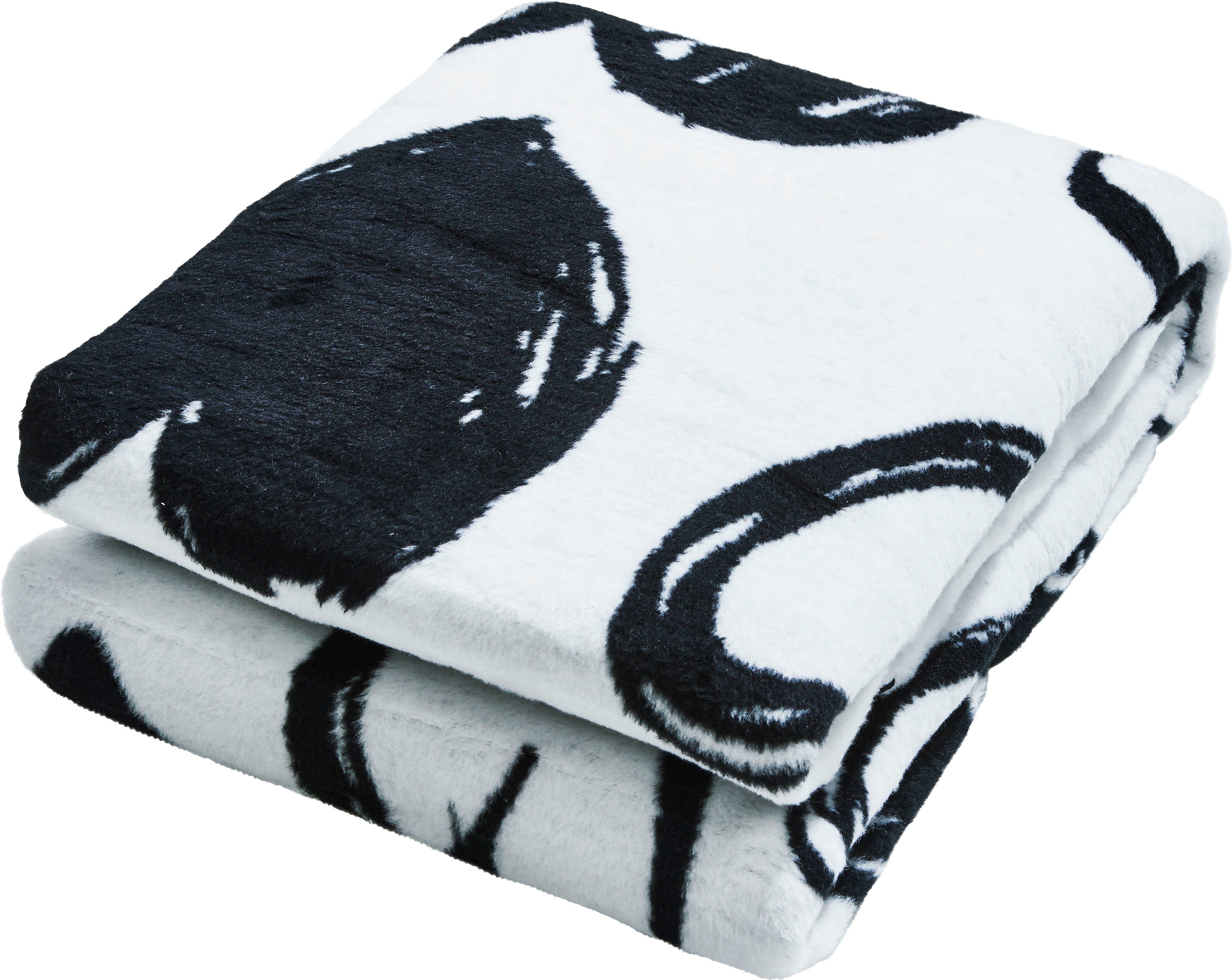 Wohndecke Grace, done.®, Wohndecke mit einfassender Ziernaht, Kuscheldecke