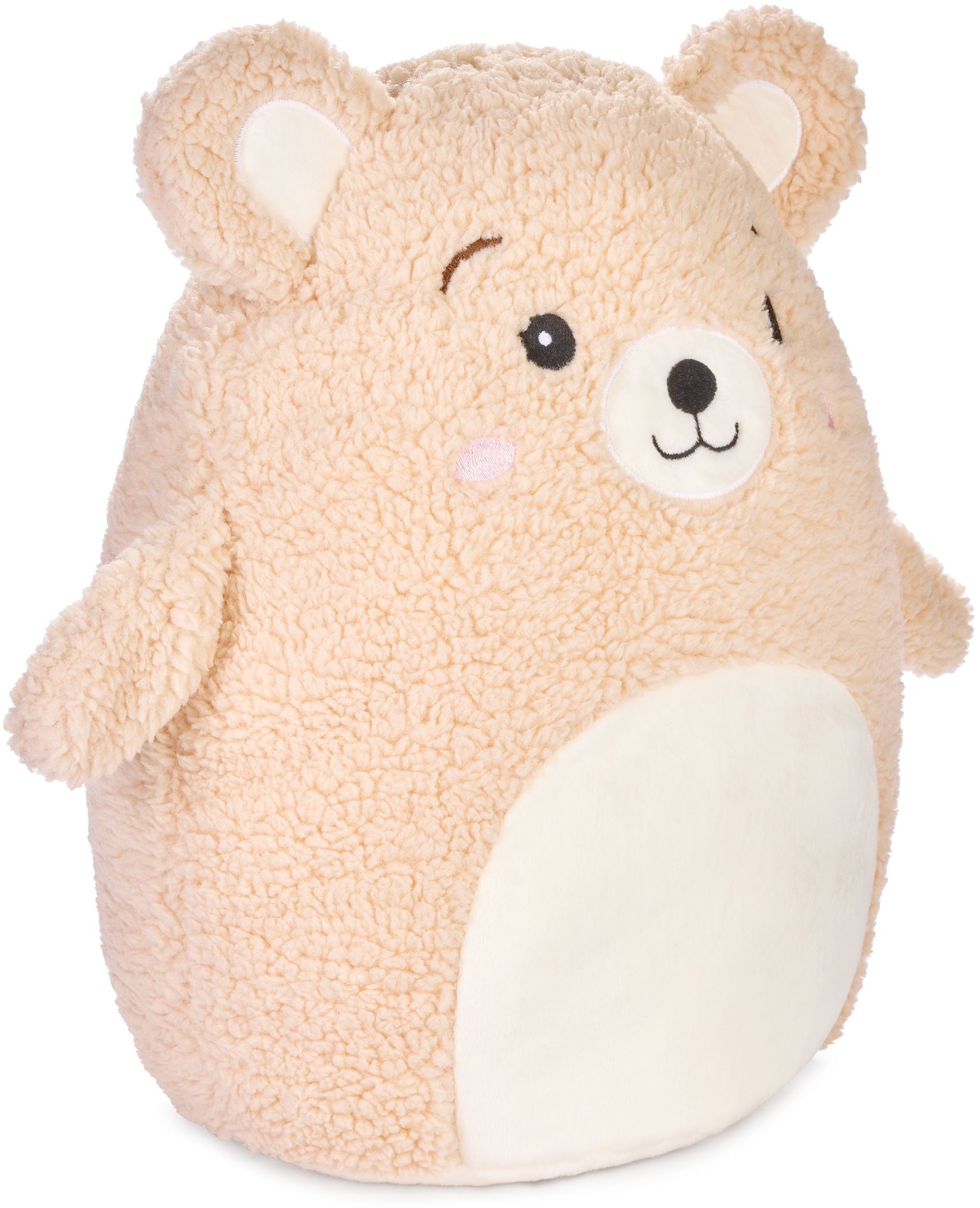 SQUISHBRUBIES Kuscheltier Bruno der Bär - 35 cm Stofftier - Superweich (Teddybär, 1-St., Beige), Teddy Plüschtier zum Kuscheln, Verschenken und Sammeln