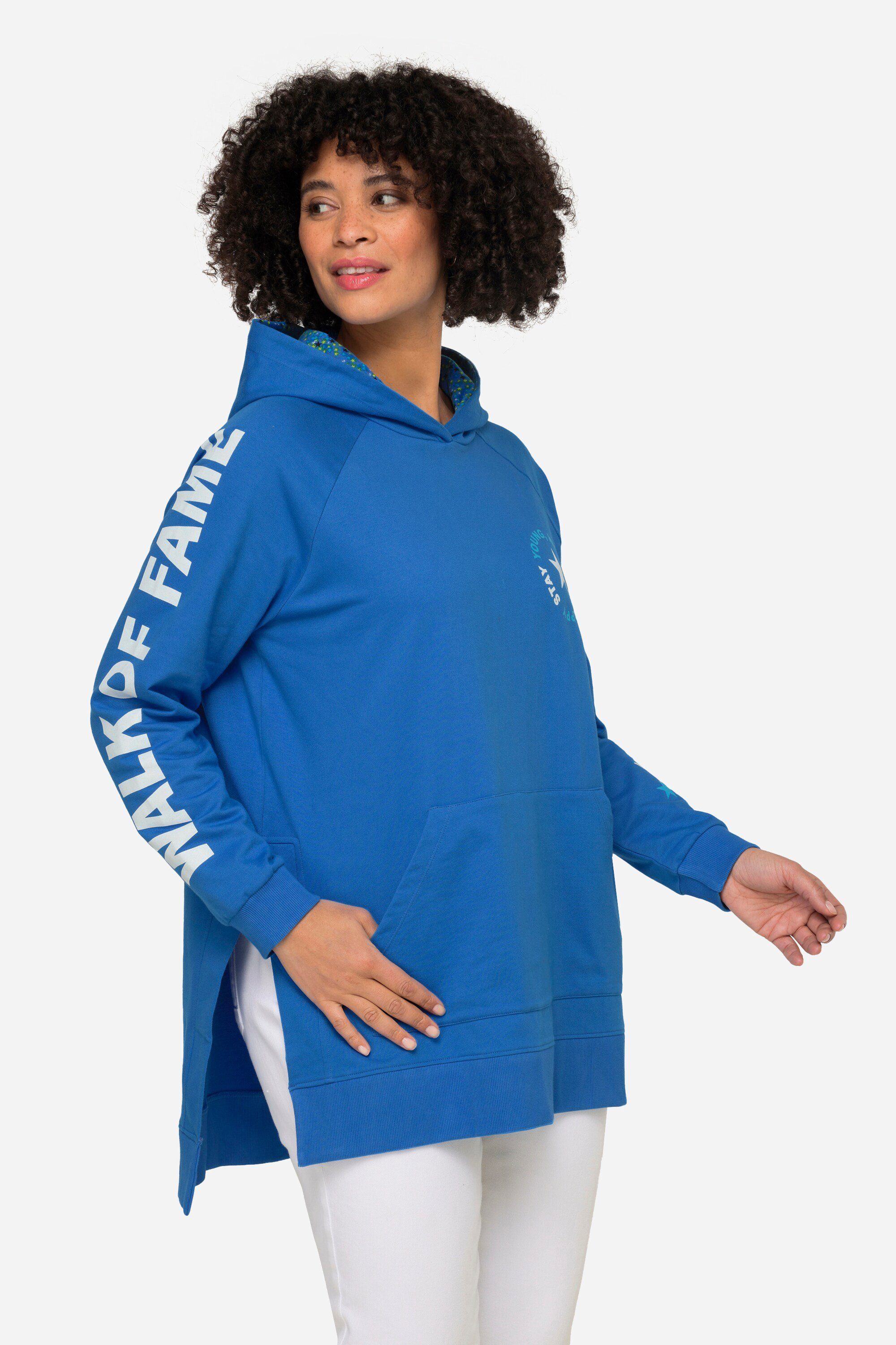 Sweatshirt Hoodie Sweater Kapuze Schrift-Druck Langarm