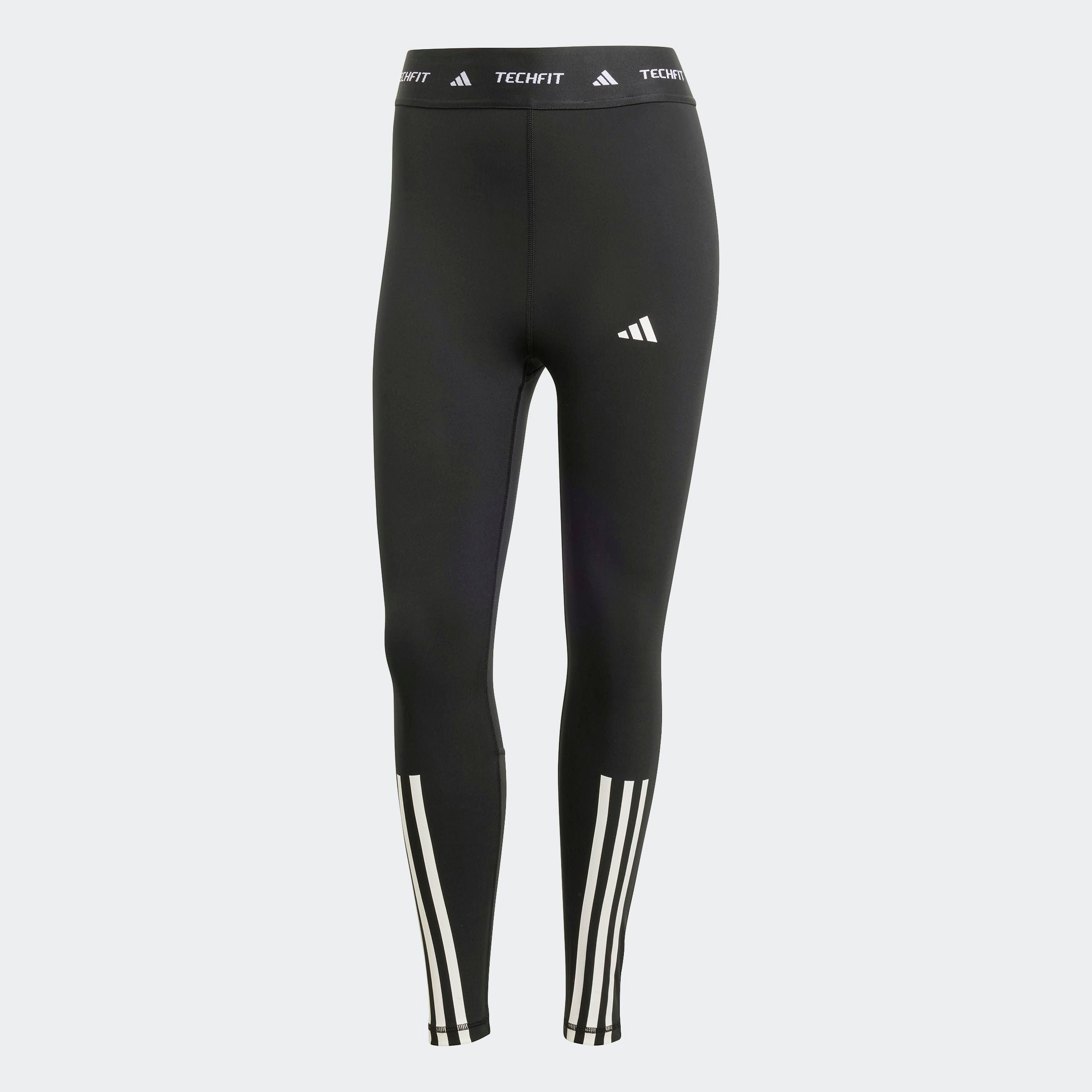 Trainingstights TECHFIT 3-STREIFEN 7/8-LEGGINGS