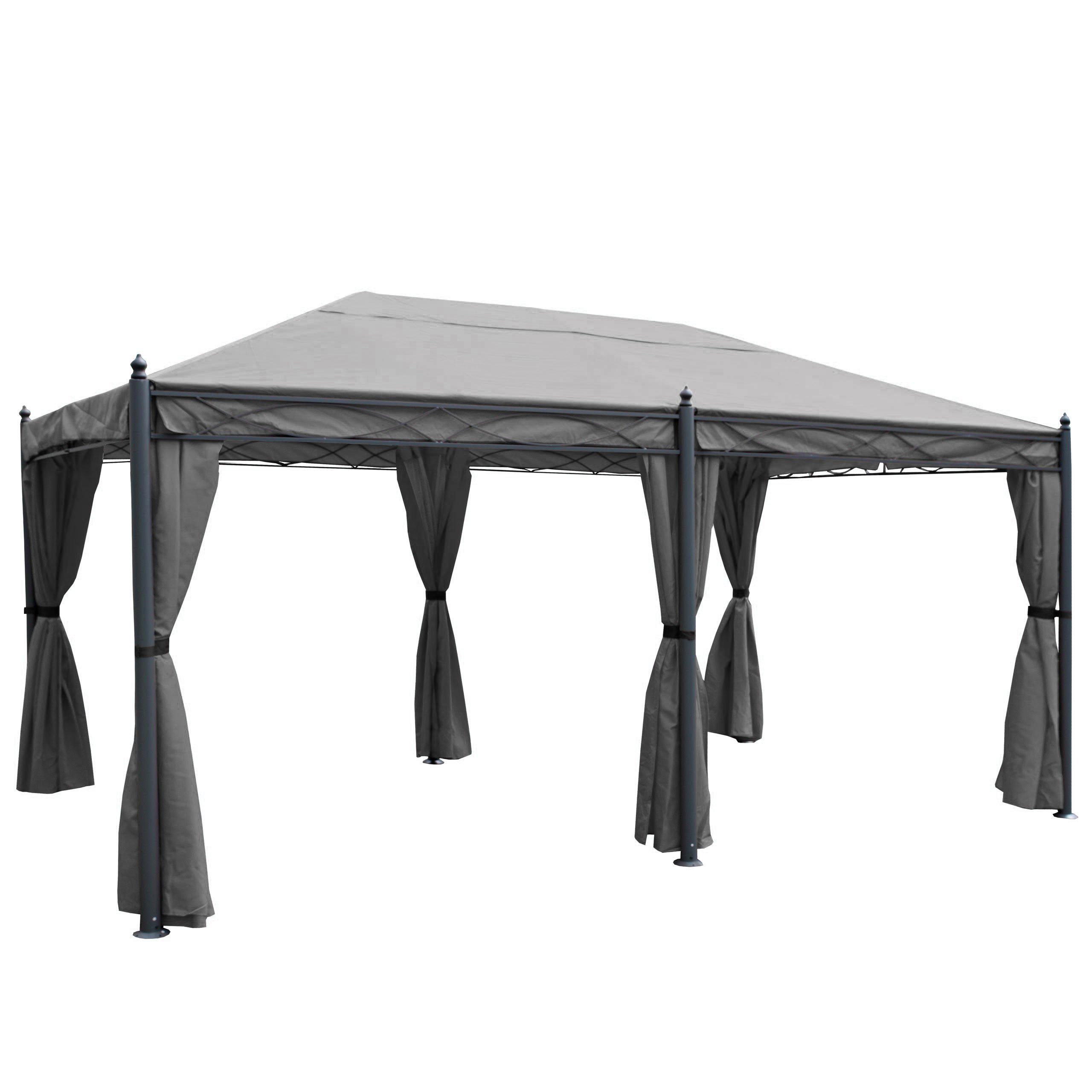 MCW Pergola Calpe, UV-Schutz: UV50+, mit Seitenwand und Moskitonetz