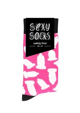 Shots Toys Freizeitsocken Sexy Socks - Safety First - 36 - 46 (1-Paar)