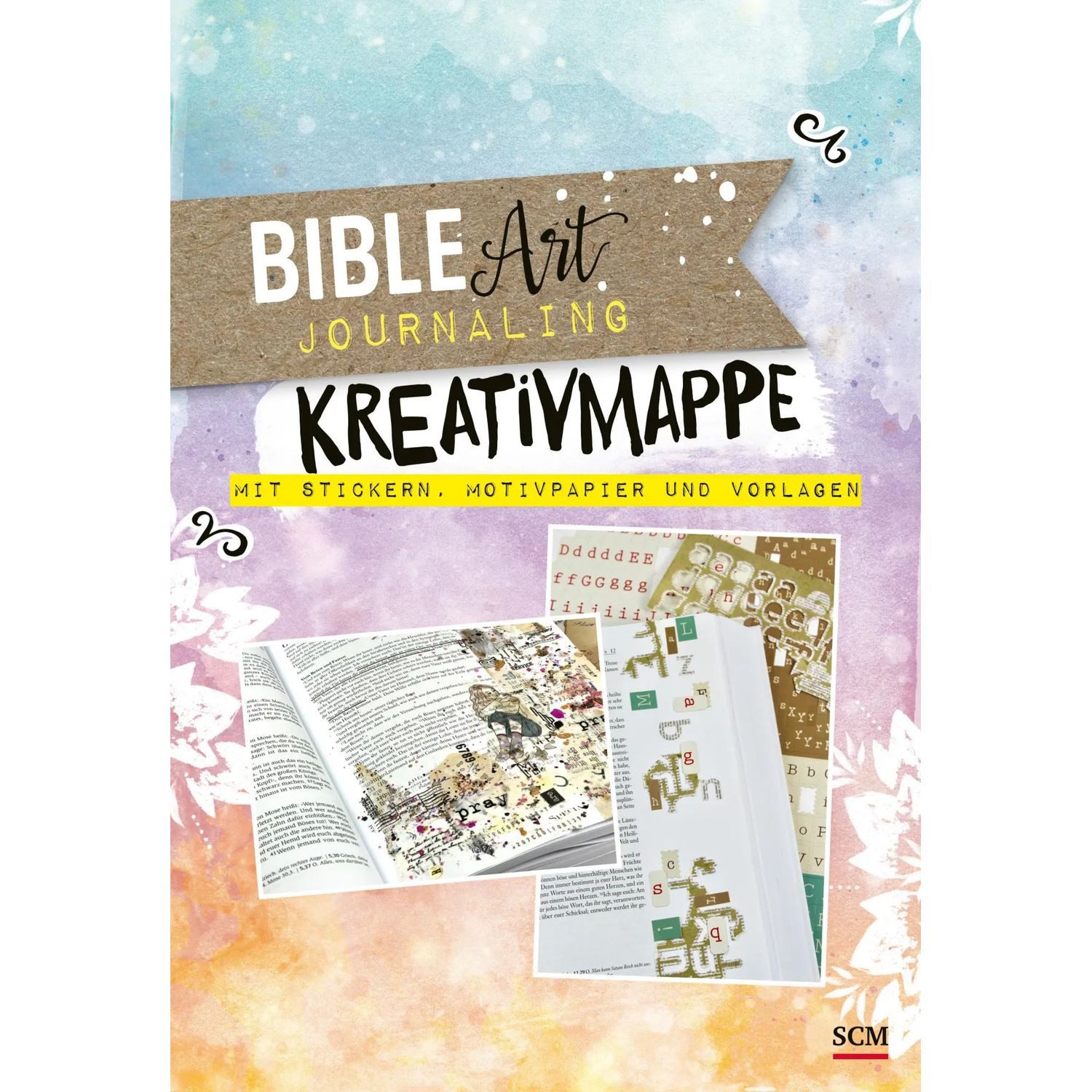 SCM Verlag Hörspiel Bible Art Journaling. Kreativmappe mit Stickern, Motivpapier und...