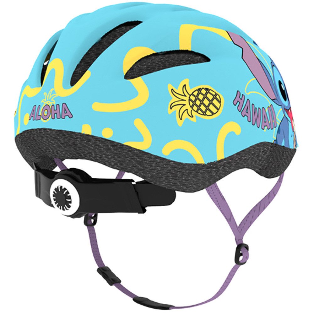 Seven Polska Kinderfahrradhelm Kinder Fahrradhelm "Stitch", S: 48-52cm, ca. 2 - 5.5 Jahre, Kopfschutz