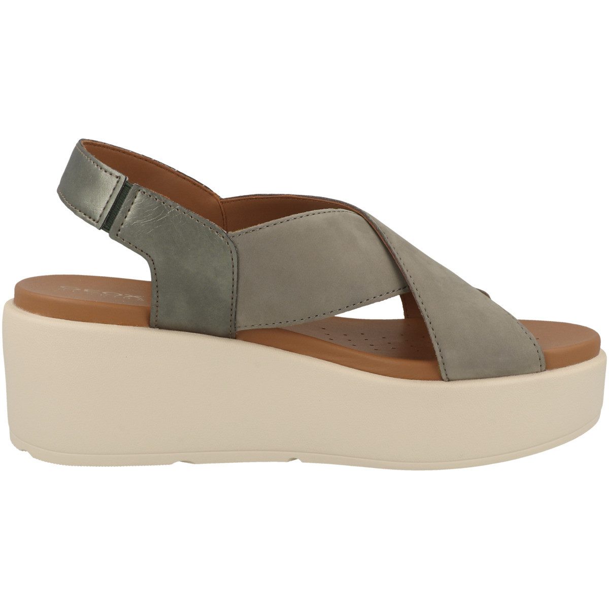Geox D Xand 2.2S B Damen Keilsandalette Pumps, Wedges, Sandalette, Keilabsatz, Sandale