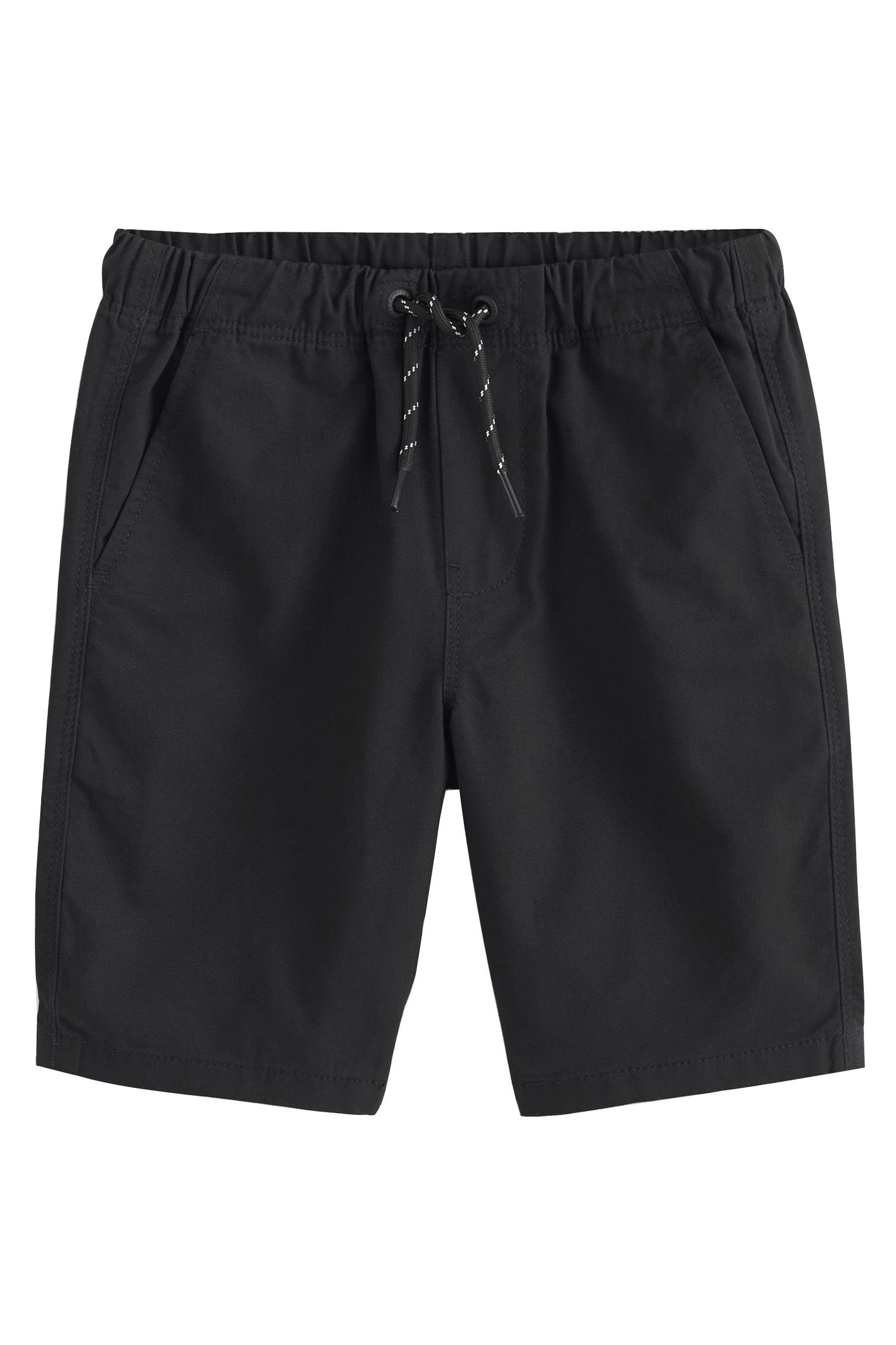 3er-Pack Black/White Shorts Next Schlupf-Shorts (3-tlg) im