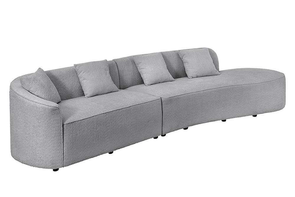 riess-ambiente Big-Sofa ATELIER L 330cm grau günstig online kaufen