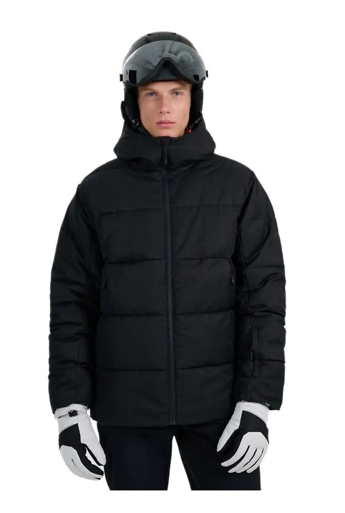 4F Winterjacke Winter-Skijacke Technical M0788 mit Kapuze und Schneefang günstig online kaufen