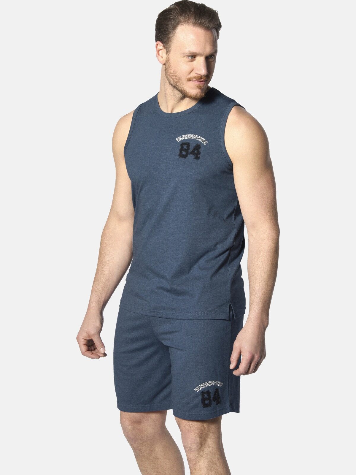Jan Vanderstorm Shorty LANDOGAR (Set, 2 tlg) mit Aufdruck