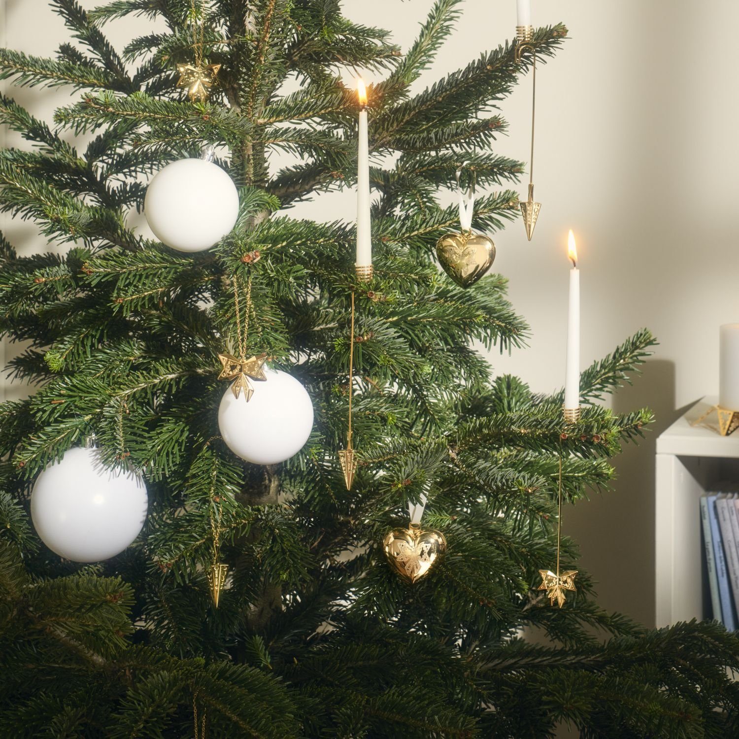 Schleife Goldauflage Georg Jensen und Christbaumschmuck 2022 Spitztüte (2-tlg)