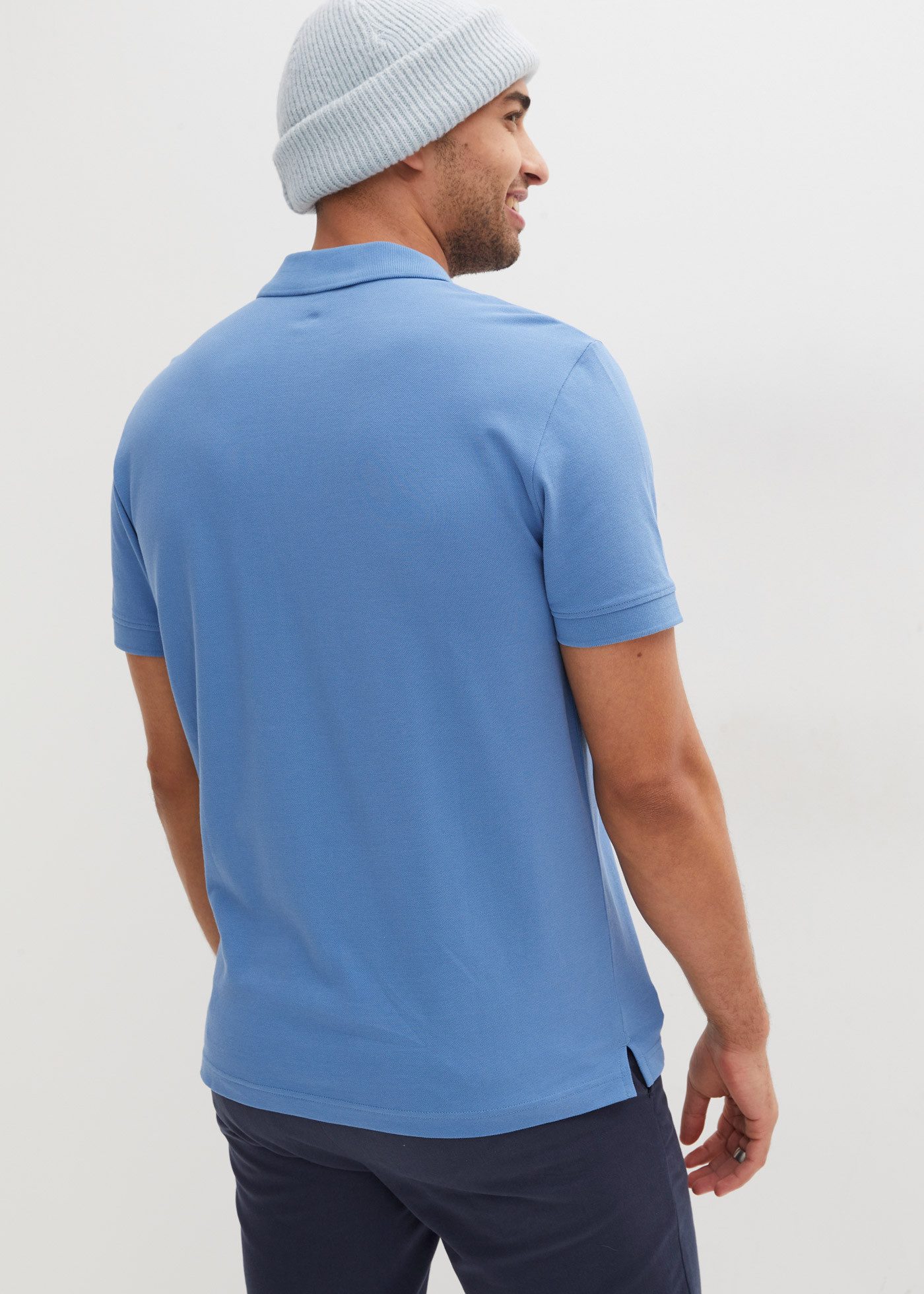 bonprix Poloshirt (1-tlg) Regular Fit, Kurzarm, aus hautfreundlicher Baumwolle