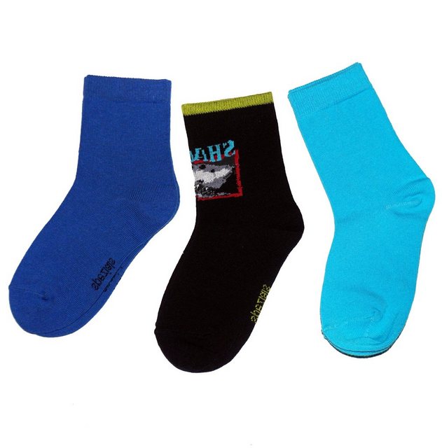 WERI SPEZIALS Strumpfhersteller GmbH Socken Kinder Socken 3 er Pack für Jungs Hai  - Onlineshop Otto