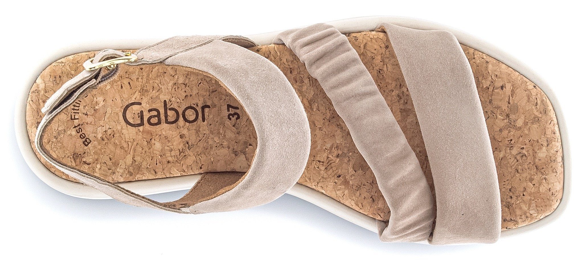 Gabor Best mit Fitting hellbeige Sandalette Ausstattung
