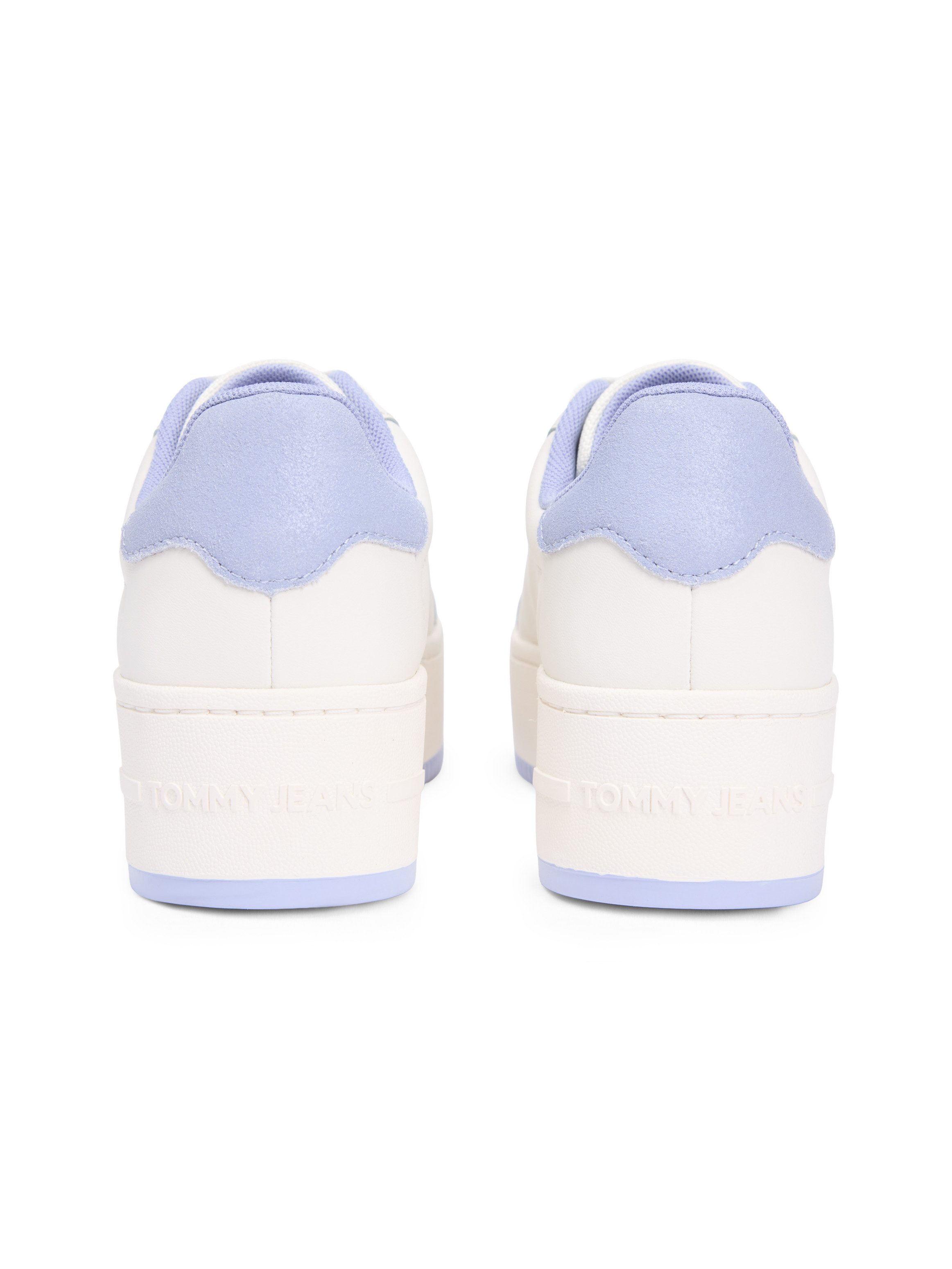 Tommy Jeans TJW FLATFORM ESS MU Plateausneaker, Freizeitschuh, Halbschuh, Schnürschuh mit Kontrastbesatz – Bild 4 von 5