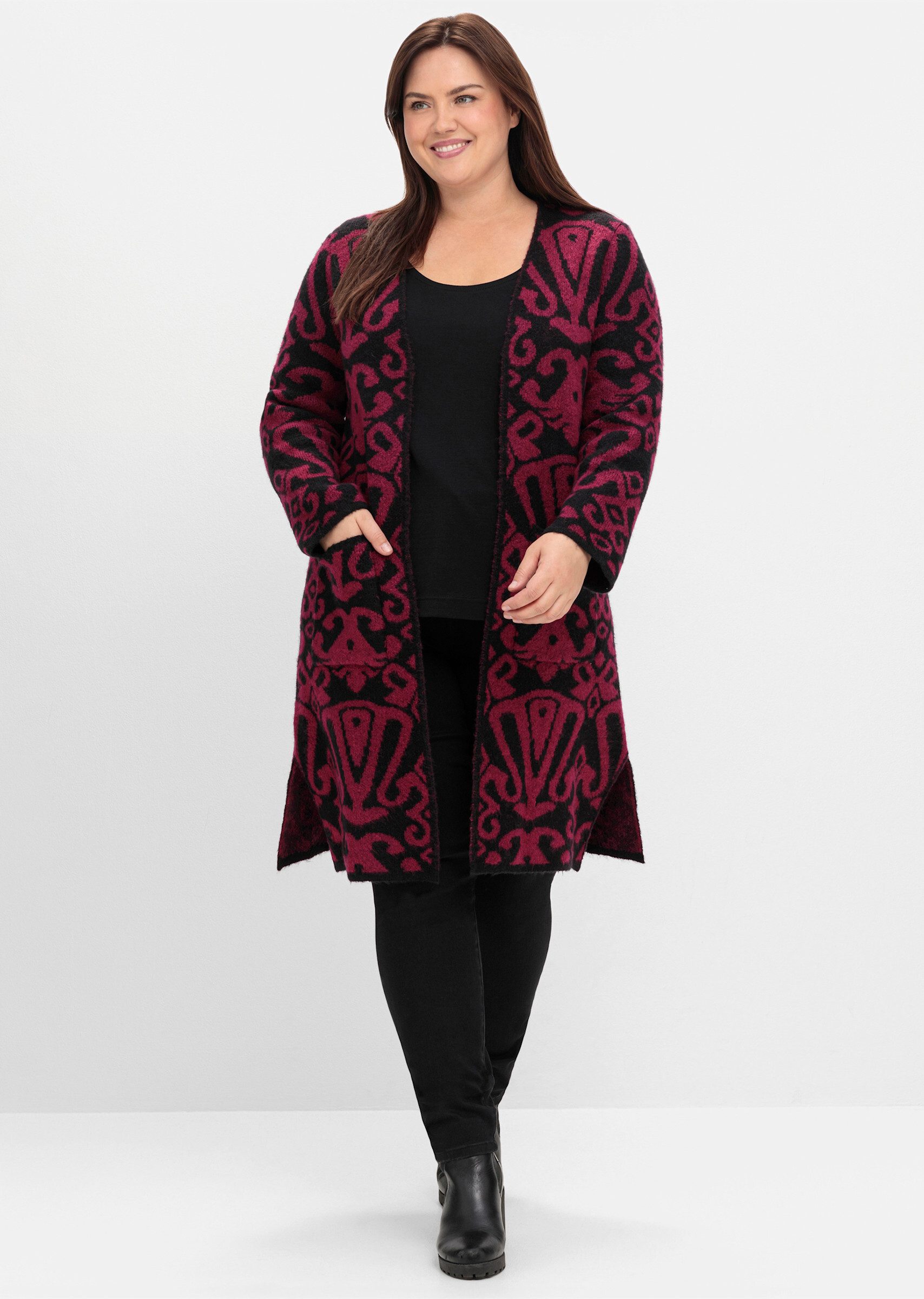 sheego by Joe Browns Strickjacke Longstrickjacke günstig online kaufen