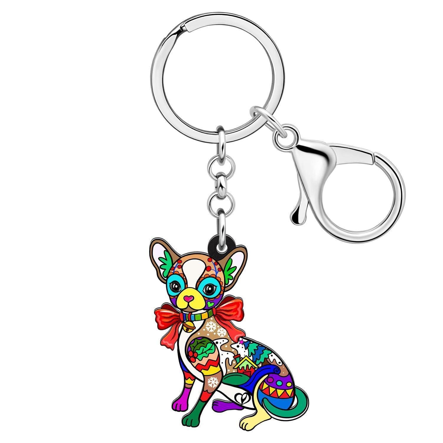 LuxusKollektion Schlüsselanhänger Schlüsselanhänger Chihuahua Acryl süss