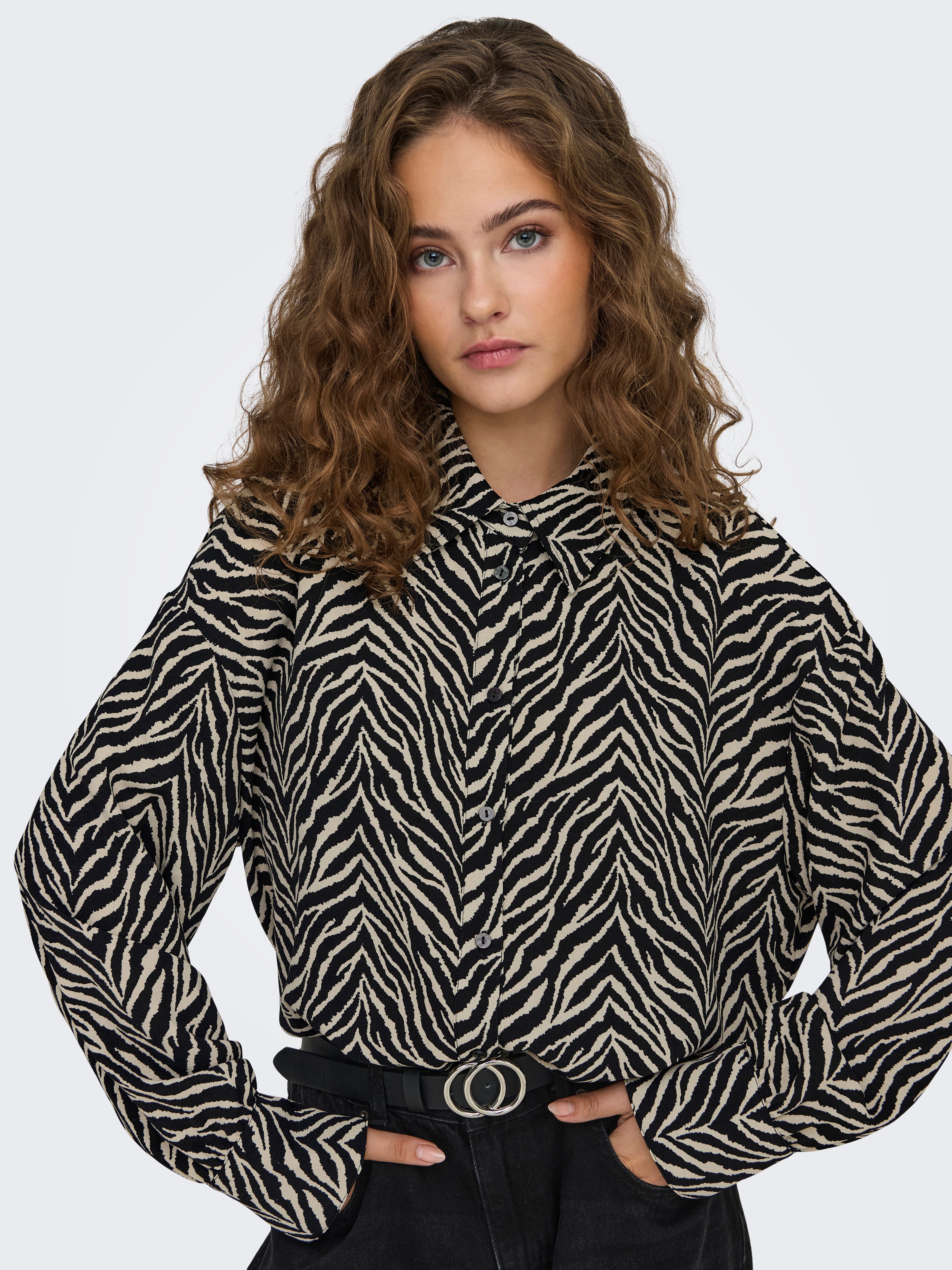 ONLY Hemdbluse ONLKATTY LIFE L/S LOOSE SHIRT PTM günstig online kaufen
