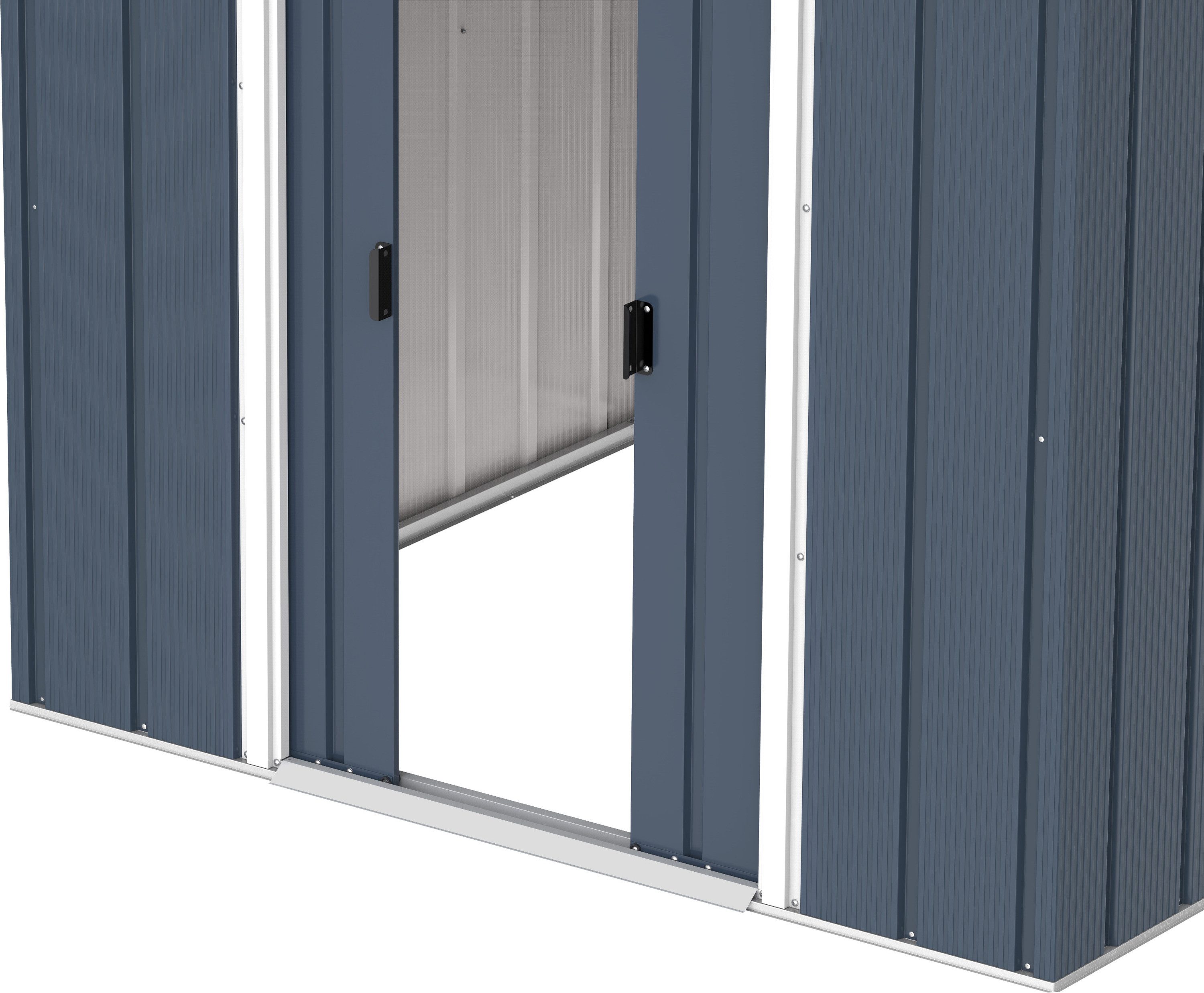 DURAMAX Gerätehaus Gartenhaus Metall Gartenhaus ECO Duramax H. 181 x, BxT: 202x174 cm