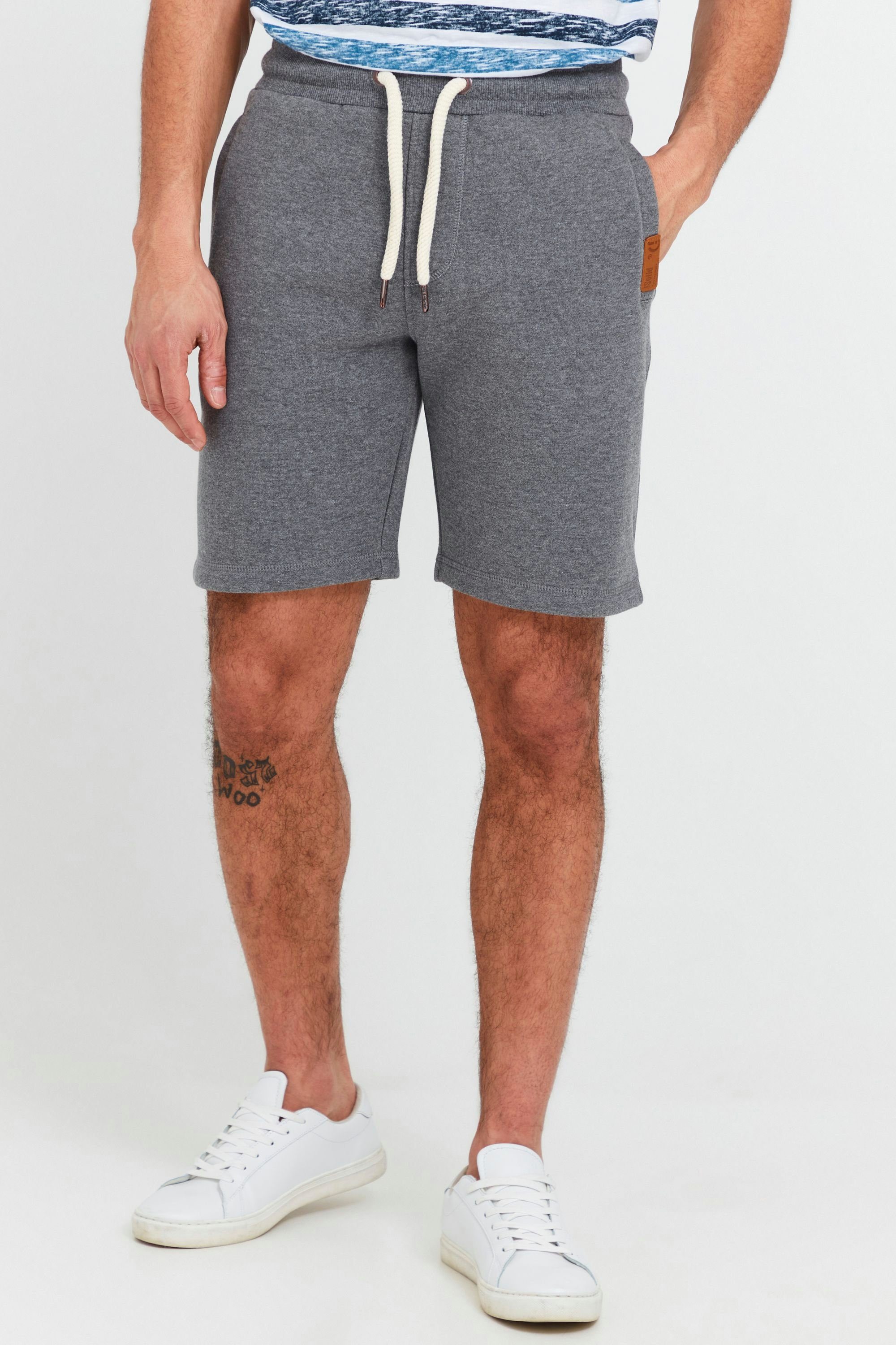 !Solid Sweatshorts SDTrippo Sweat Shorts mit Kordeln Grey Melange (1840051)