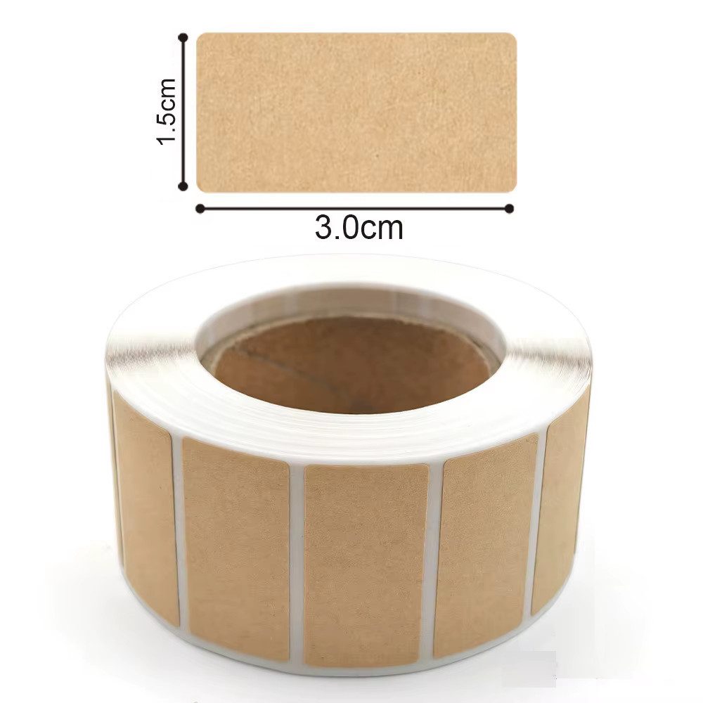 Ware aus aller Welt Aufkleber 320 Kraftpapier Sticker 3,0 x 1,5 cm Selbstklebende Etiketten, (1tlg)
