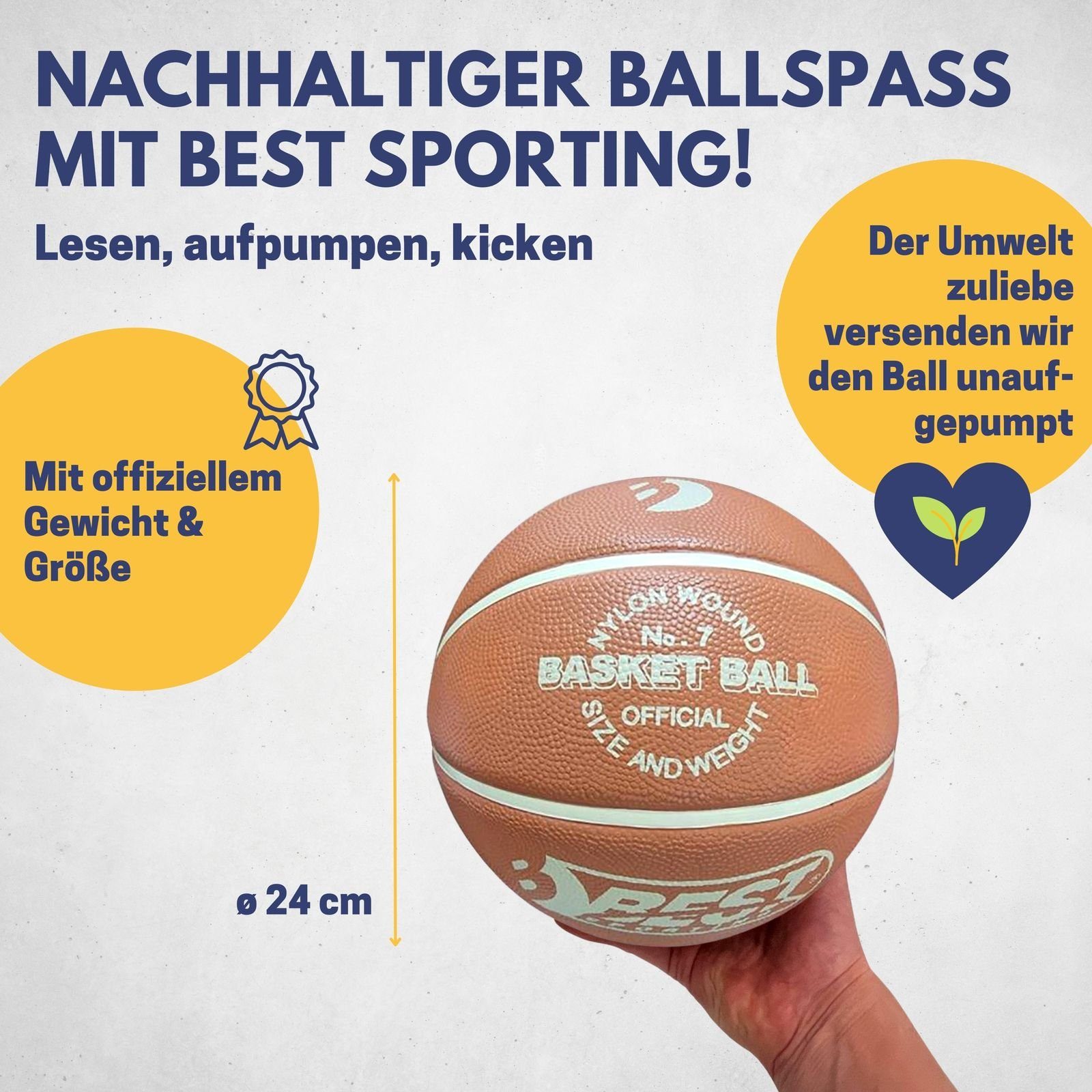 offiziellem Best Größe Basketball Größe Sporting Basketball Brown/Cream Gewicht Gewicht mit 7 Größe, & Basketball mit offiziellem &