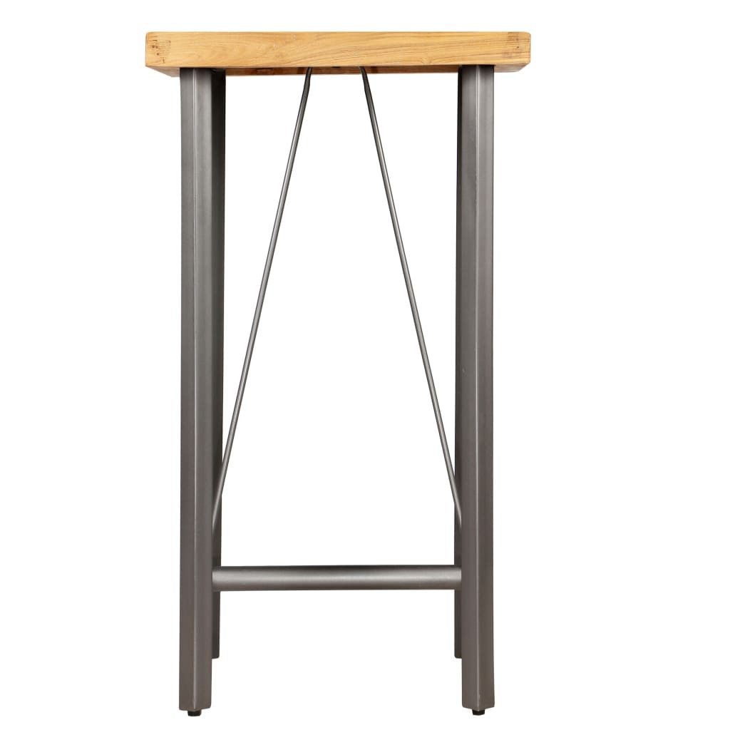 vidaXL Esstisch Bartisch Recyceltes Massivholz 60x60x107 cm (1-St)
