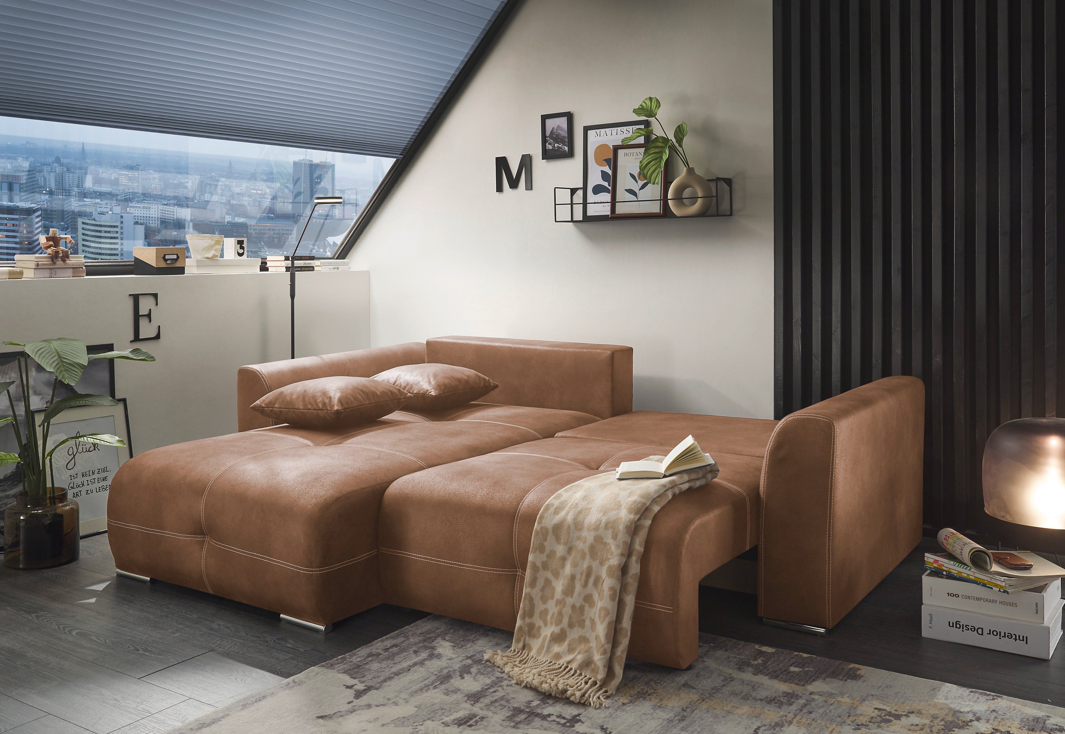 ED EXCITING DESIGN Ecksofa Dolan L-Form, günstig online kaufen