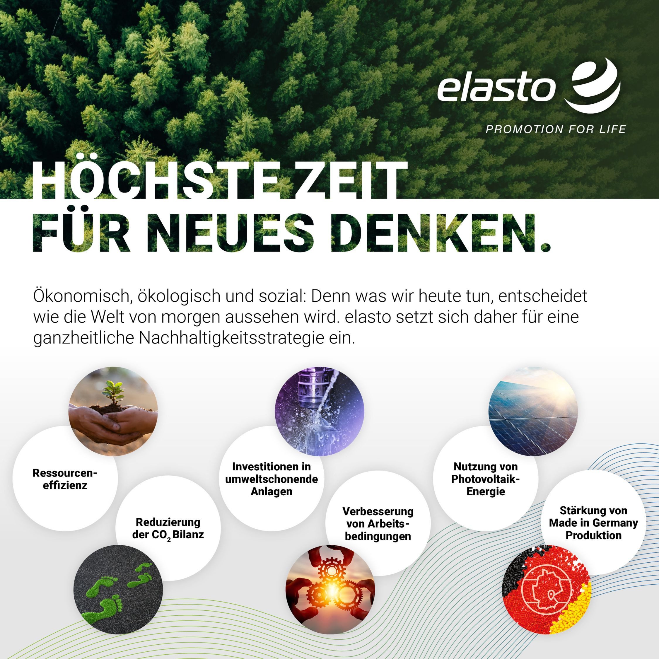 elasto Tragetasche Einkaufskorb mit Henkel ca. 30 L - faltbarer Korb mit Soft Griff