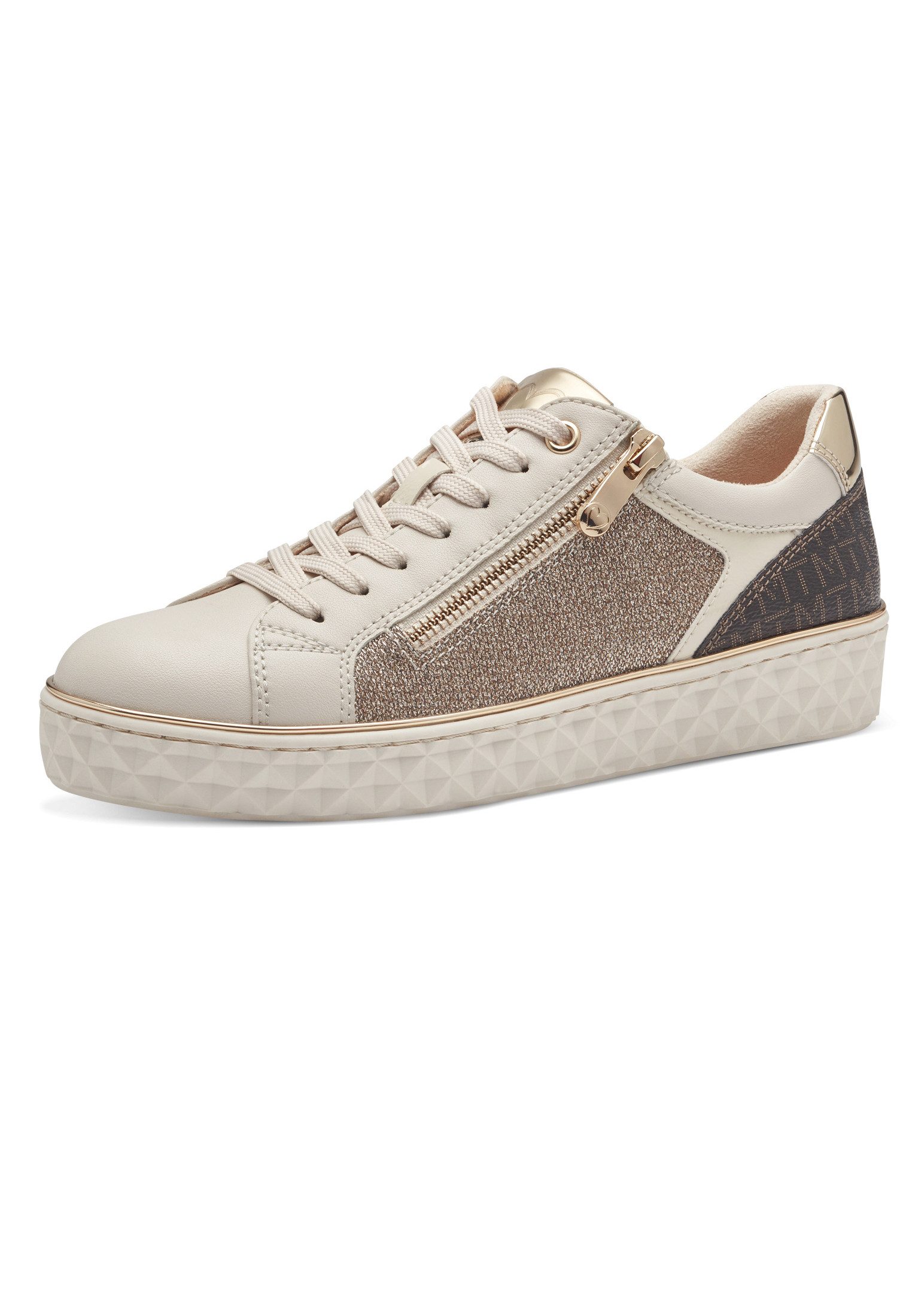 MARCO TOZZI 2-23709-41 40M Cream Comb Sneaker