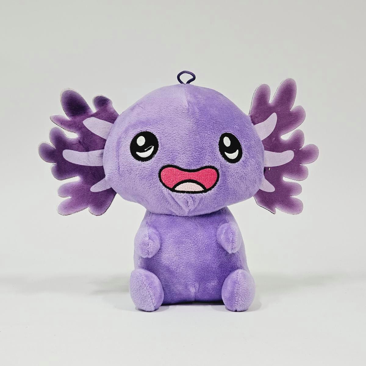 soma Kuscheltier Axolotl Kuscheltier Echse Molch Figur Plüsch 35 cm Plüsch lila (1-St), Axolotl Plüschtier Molch Kuscheltier Figur Plüschtier Wassertier