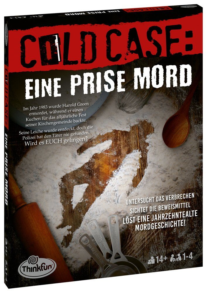 Thinkfun® Spiel Thinkfun Familienspiel Logikspiel Cold Case: Eine Prise Mord 76465