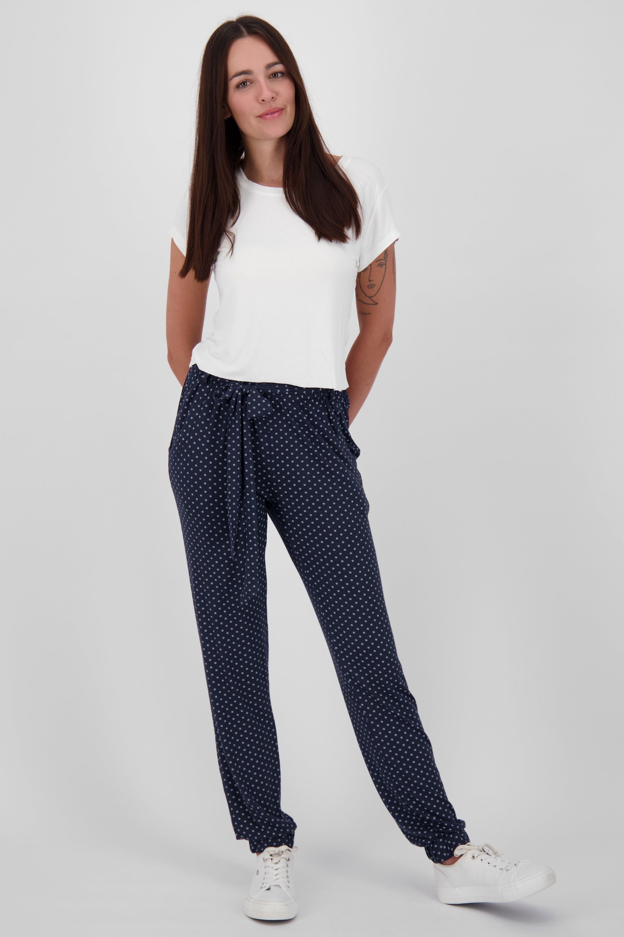 Damen Stoffhose AliceAK Pants marine Kickin Freizeithose & B Alife