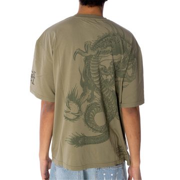 Ed Hardy T-Shirt T-Shirt Ed Hardy Mono Fireball Dragon, G M