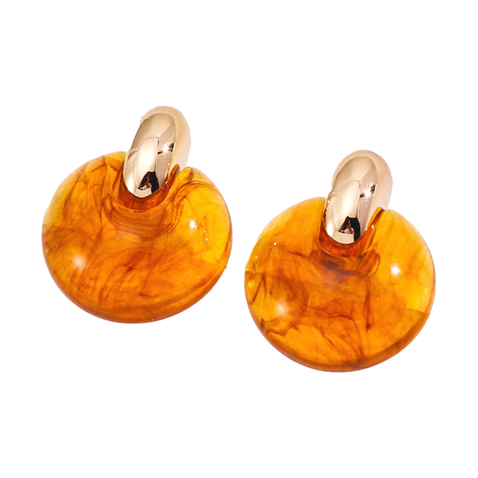 Jumpeak Paar Серьги ohrringe silber 925,bernstein ohrringe,ohrringe rund,ohrringe damen, 18kohrringevergoldet,geschenk für frau,damengeschenk,geschenkschwester