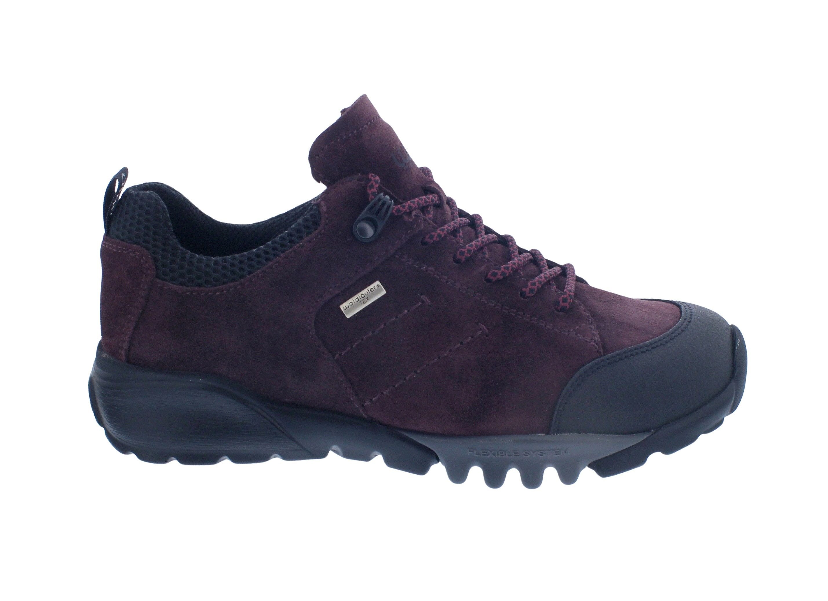 Waldläufer H-Amiata Outdoor-Halbschuh 787952-405-786, Velourleder/ Gum Schnürschuh