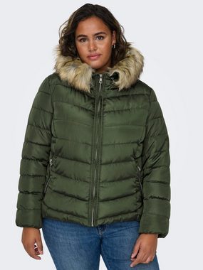 ONLY CARMAKOMA Winterjacke Stepp Winter Jacke Plus Size Übergröße CARNEW 6580 in Grün